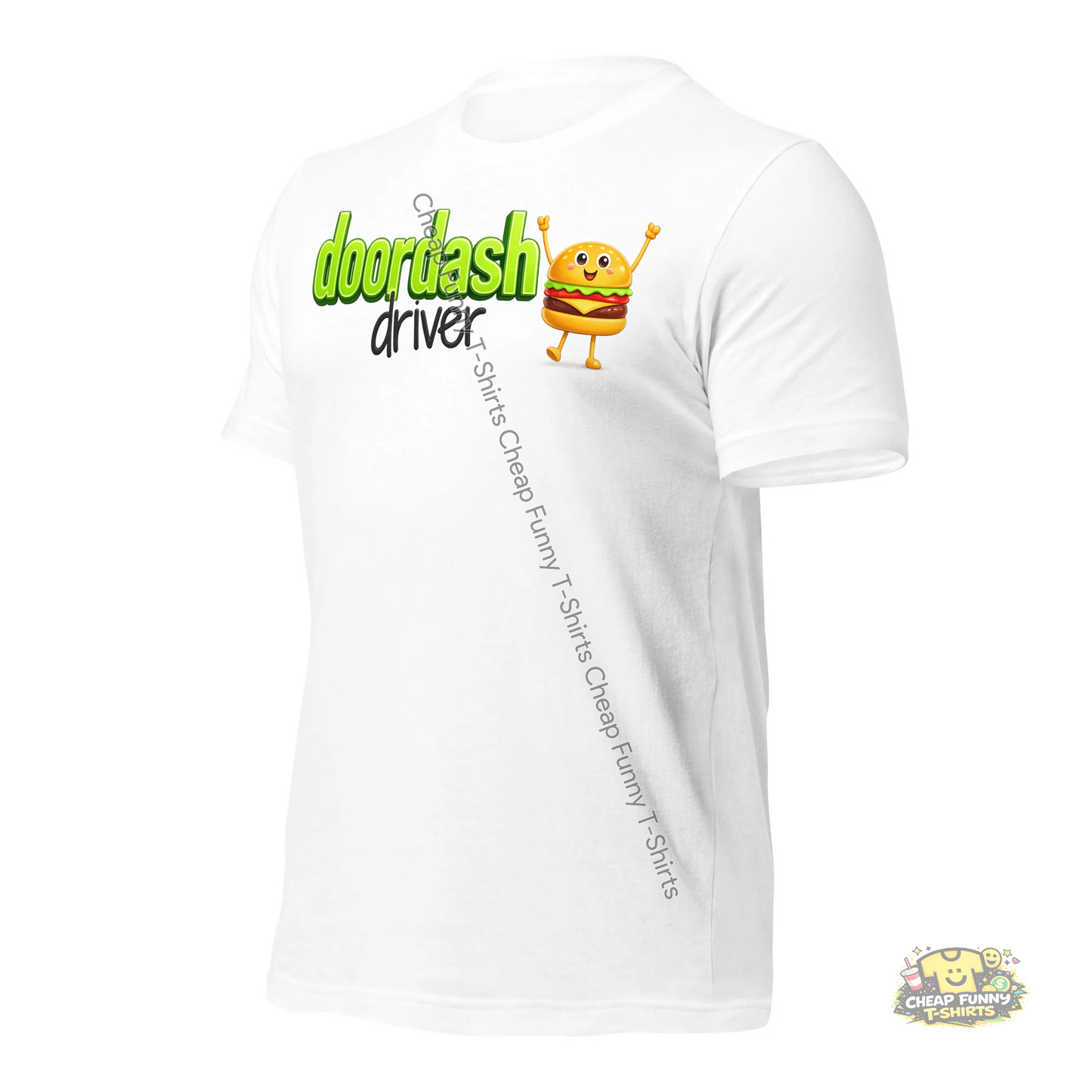 Watermarked - Burger Doordash Driver Unisex t-shirt