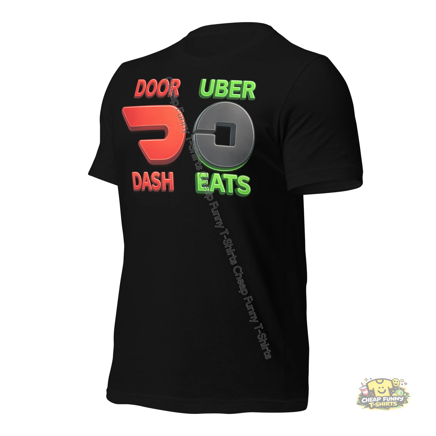 Watermarked - Doordash Uber Eats Unisex t-shirt