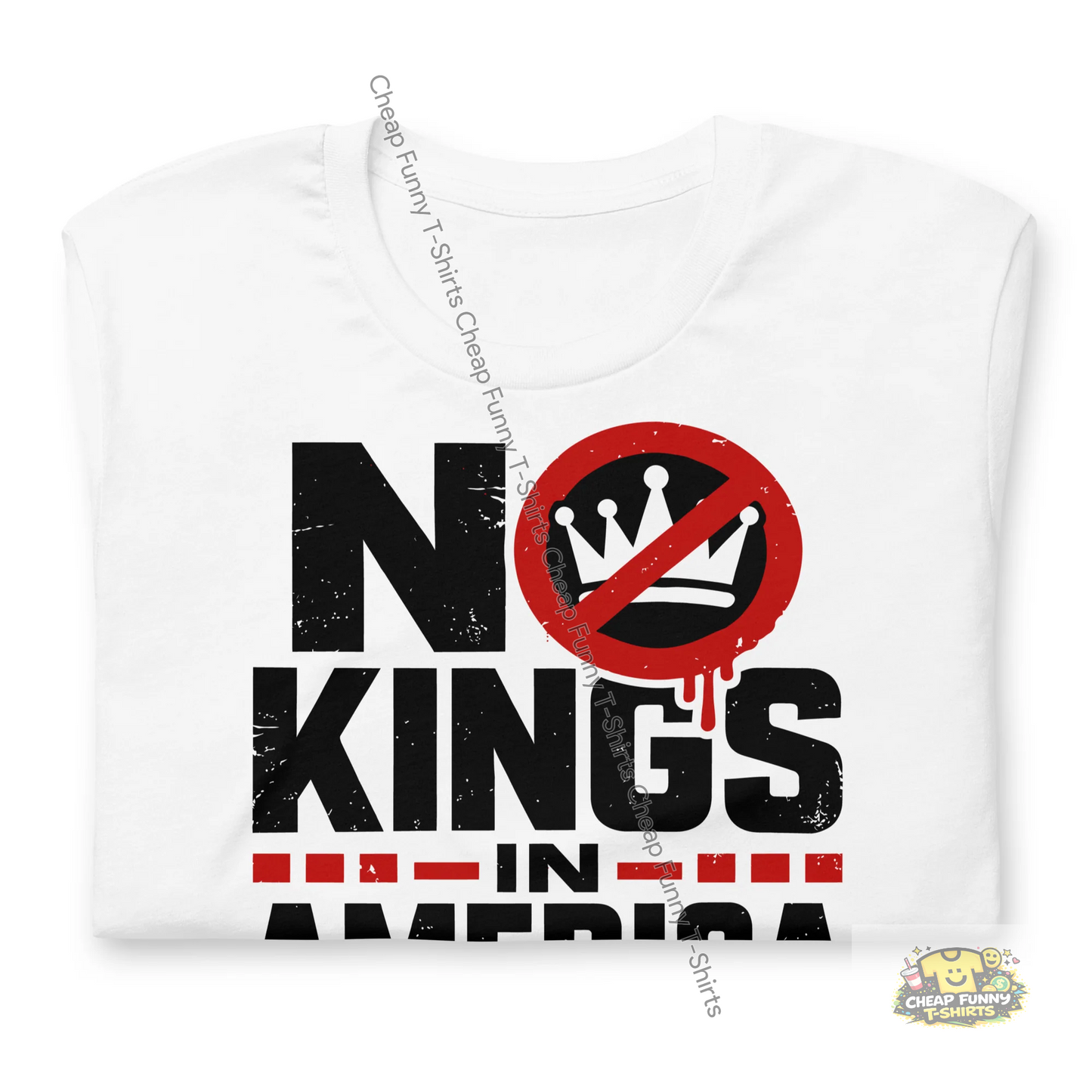 Watermarked - No Kings USA Unisex t-shirt
