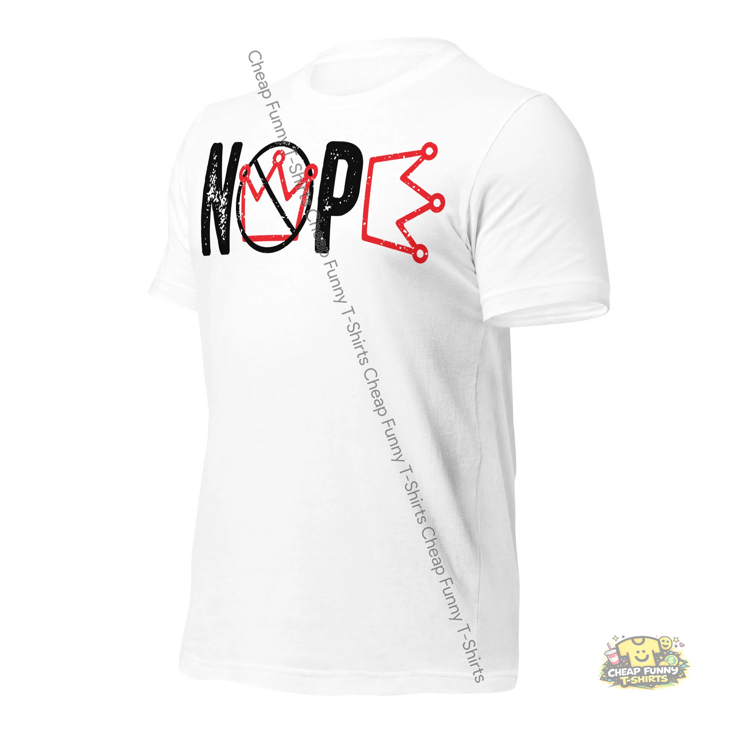 Watermarked - Nope Black Unisex t-shirt