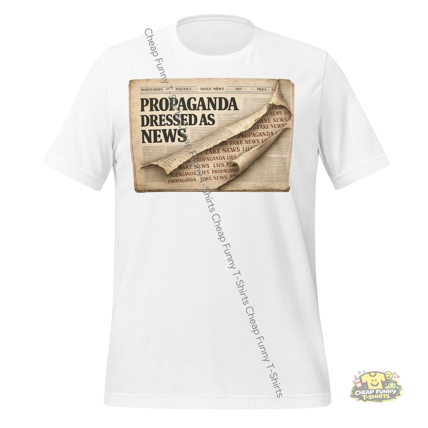 Watermarked - Propaganda Dressed As News Unisex t-shirt