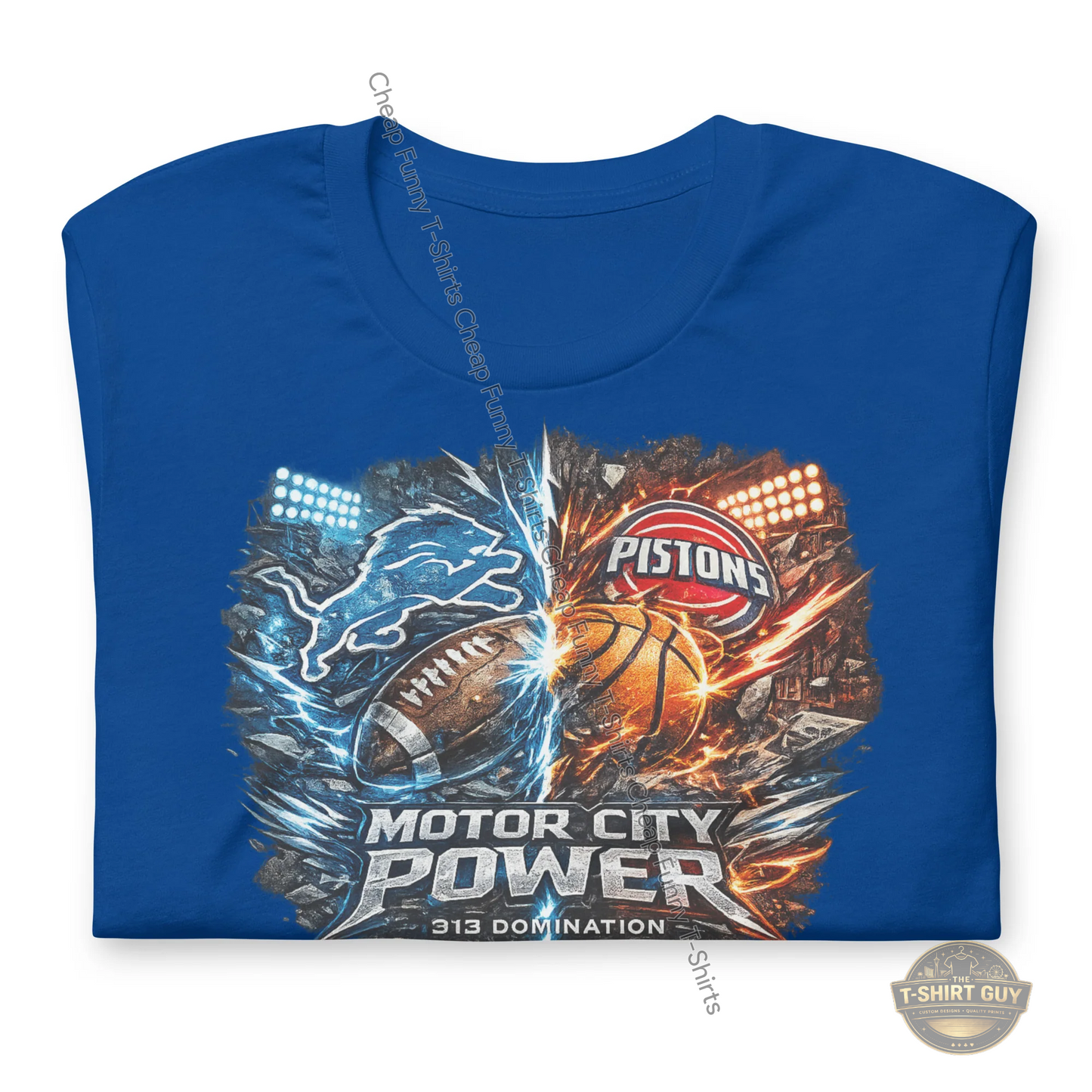 Watermarked - Motor City Power Unisex t-shirt