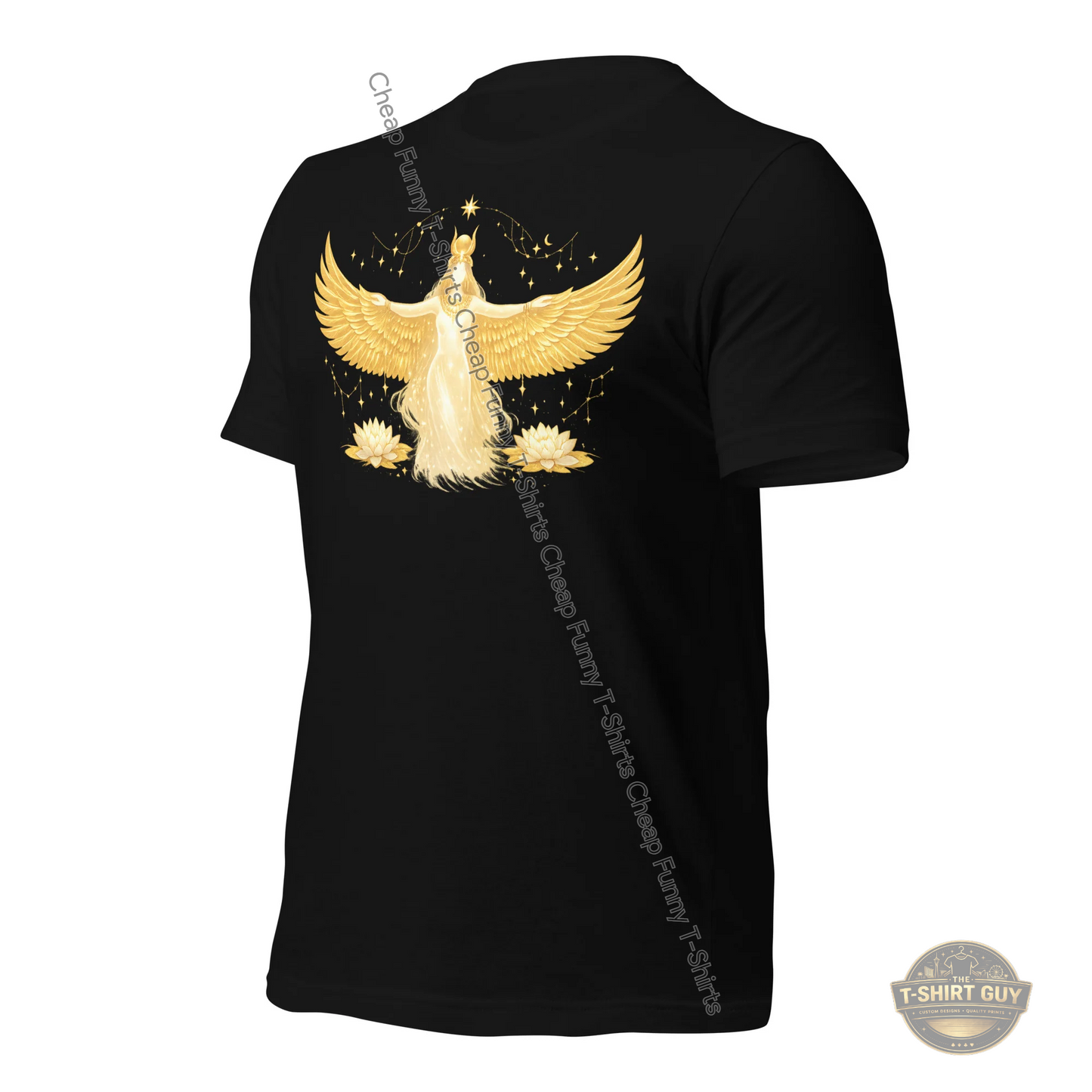 Watermarked - Golden Goddess of the Sky Unisex t-shirt