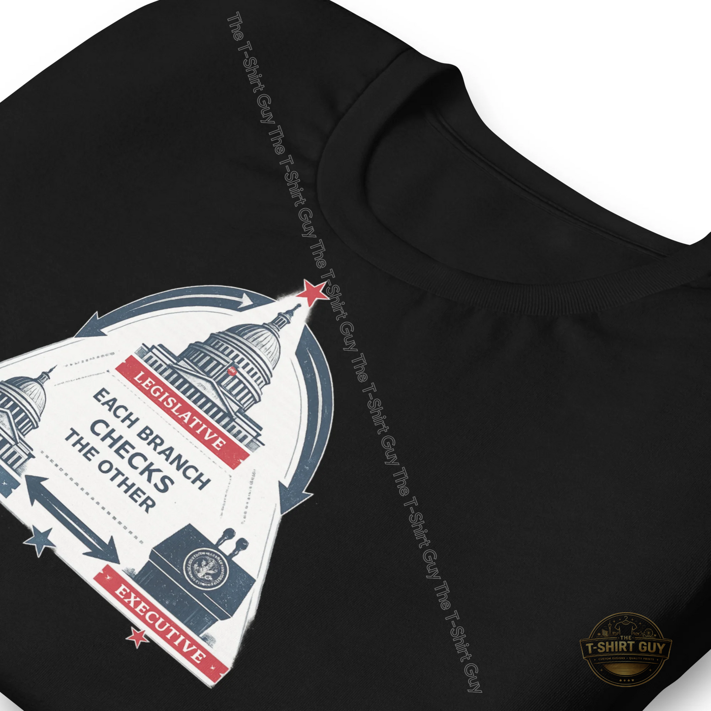 Watermarked - Checks and Balances Unisex t-shirt