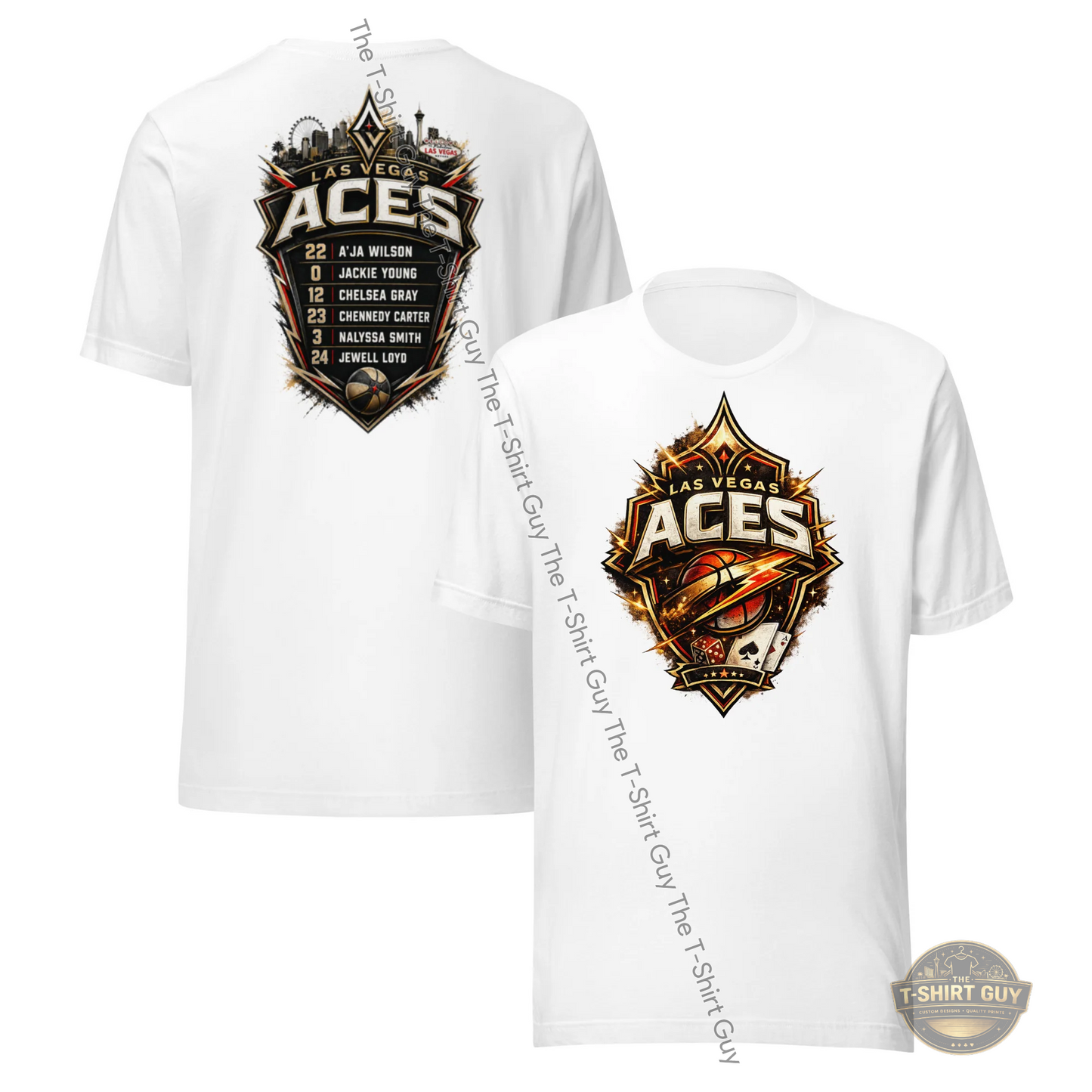 Watermarked - Las Vegas Aces Team Unisex t-shirt