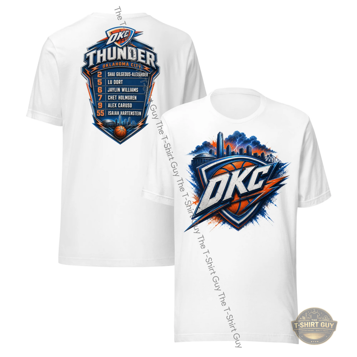 Watermarked - OKC Thunder Team Unisex t-shirt