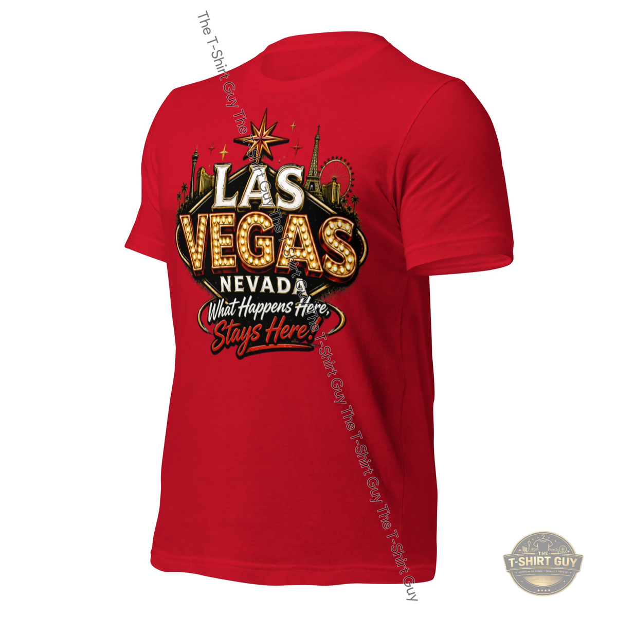 Watermarked - Las Vegas Nevada (What Happens Here Stays Here) Unisex t-shirt