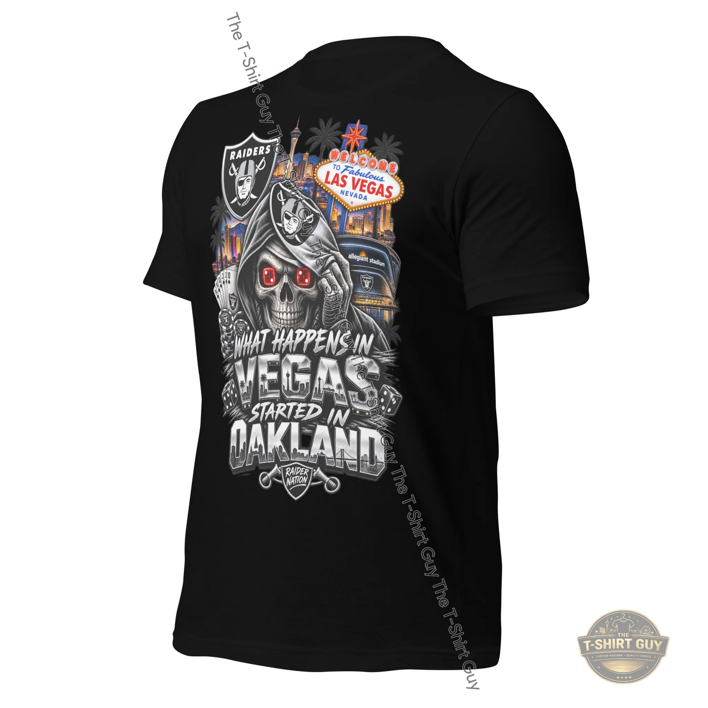 Watermarked - What Happens In Vegas Unisex t-shirt