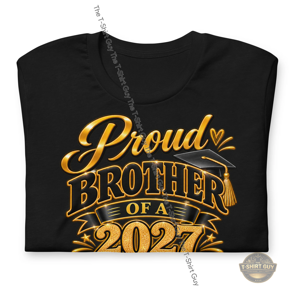 Watermarked - Proud Brother of a 2027 Graduate Unisex t-shirt