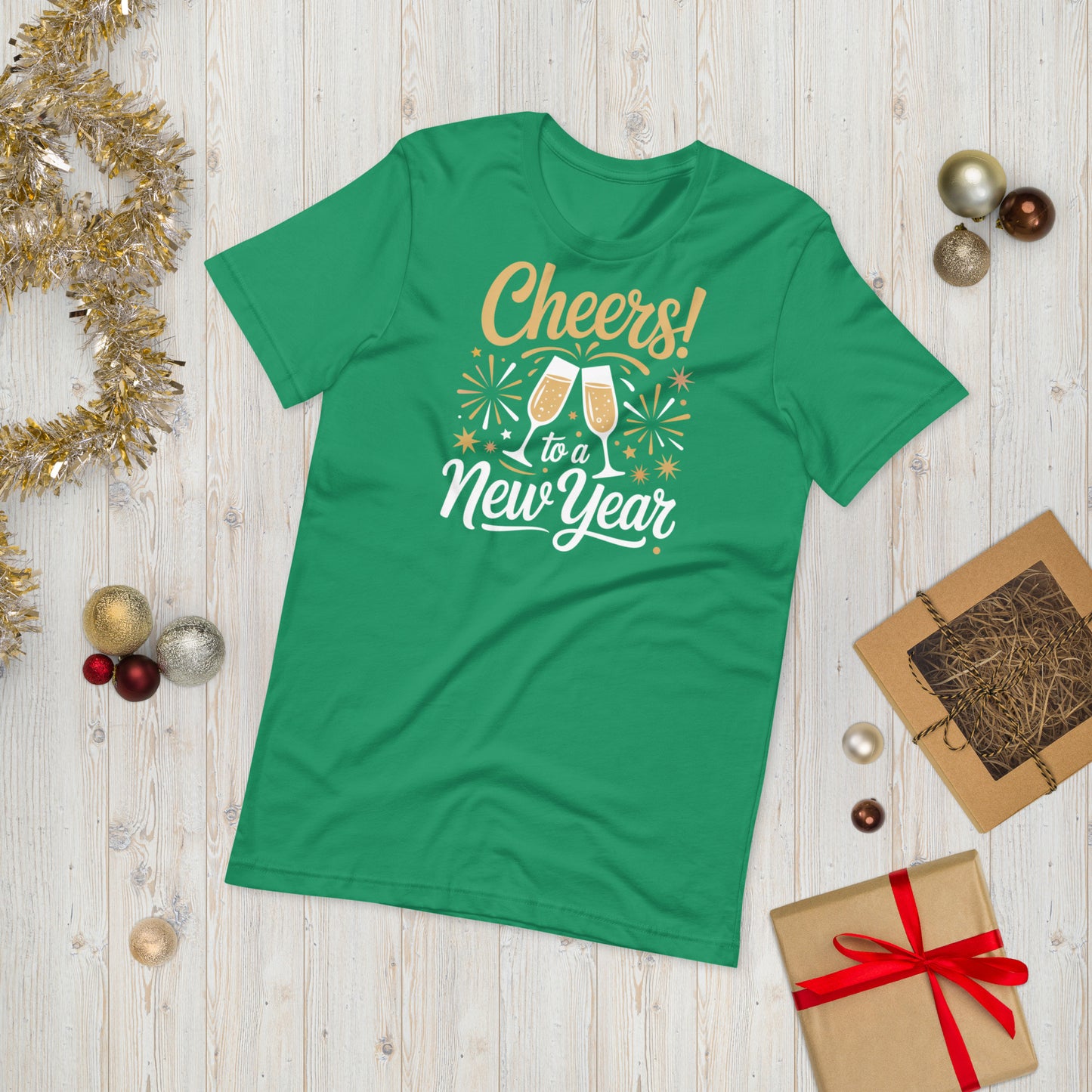 Cheers To A Happy New Year Party Unisex t-shirt