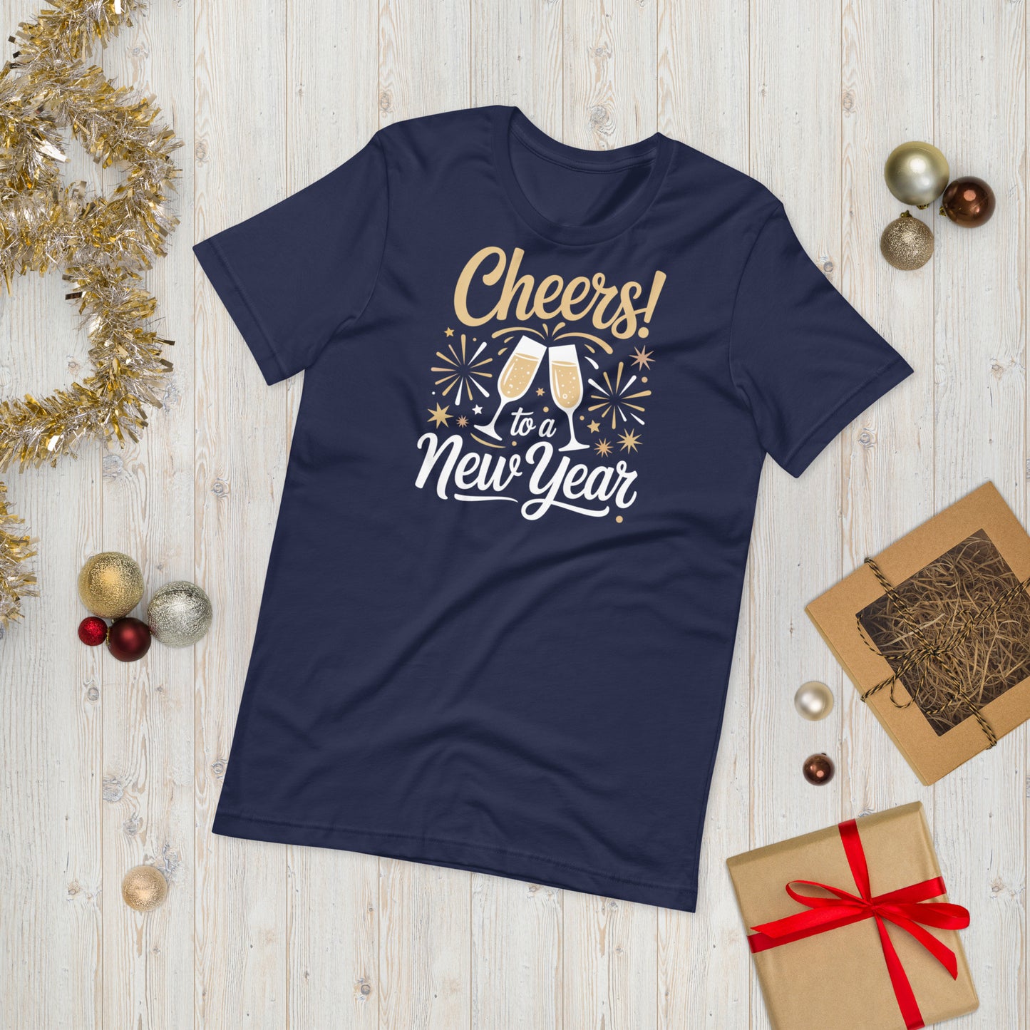 Cheers To A Happy New Year Party Unisex t-shirt