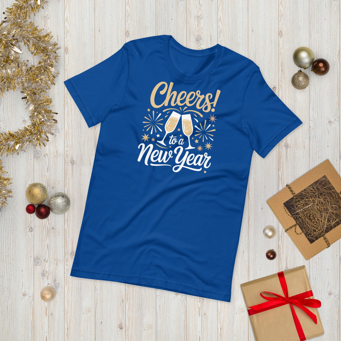 Cheers To A Happy New Year Party Unisex t-shirt