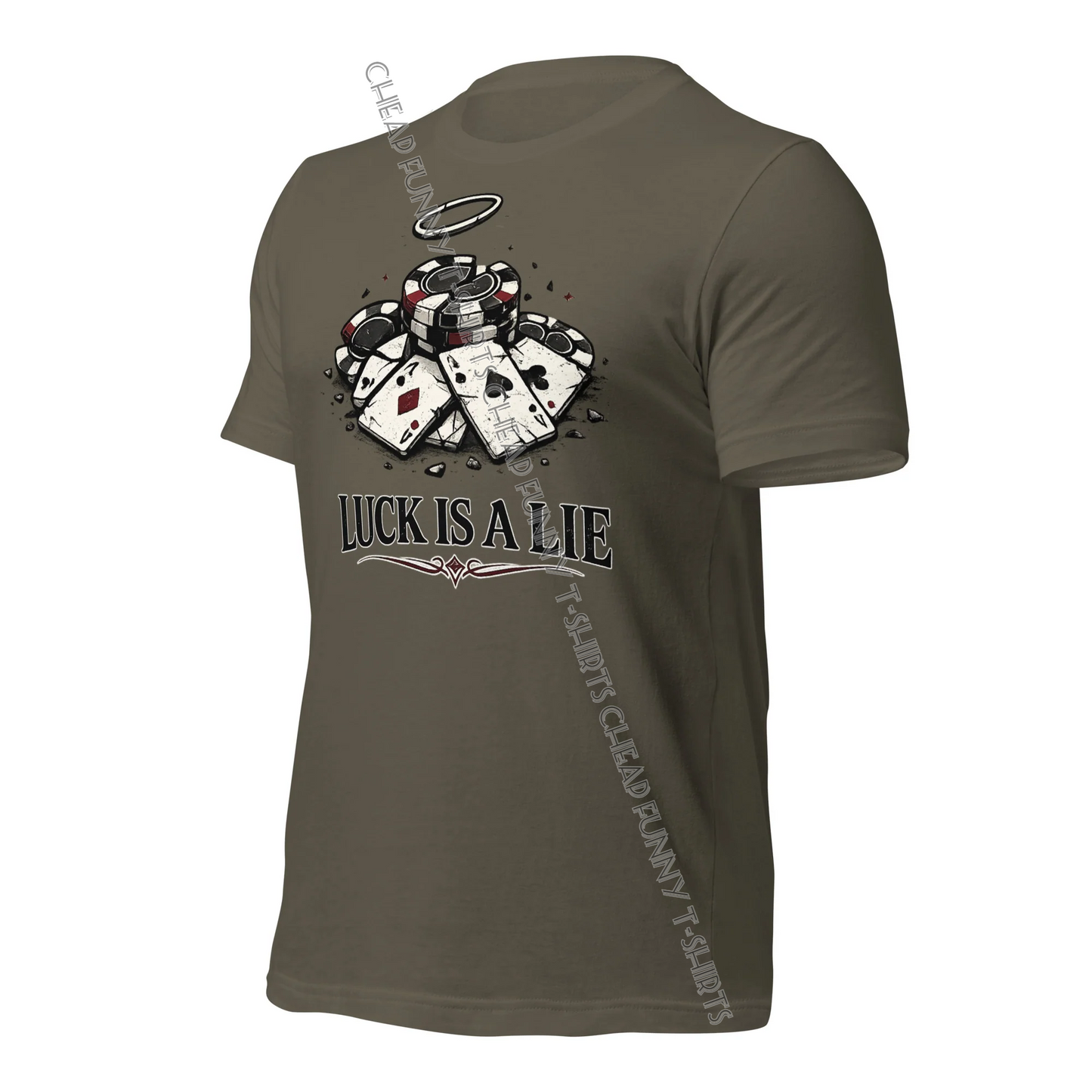 Watermarked - Luck is a Lie Unisex t-shirt
