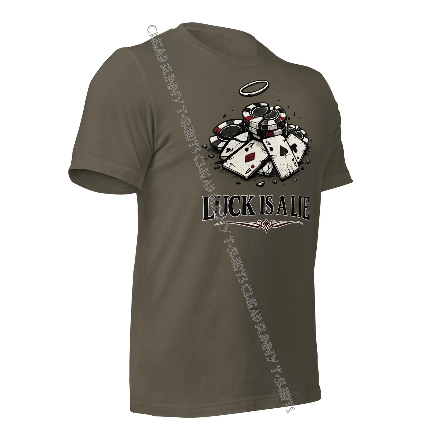 Watermarked - Luck is a Lie Unisex t-shirt