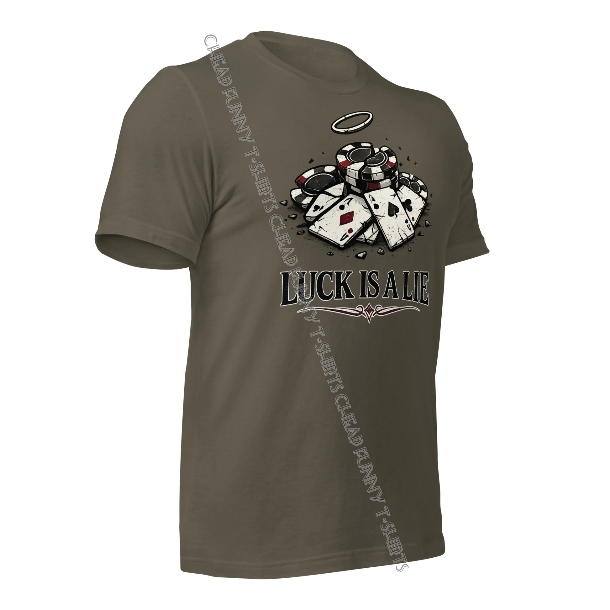 Watermarked - Luck is a Lie Unisex t-shirt