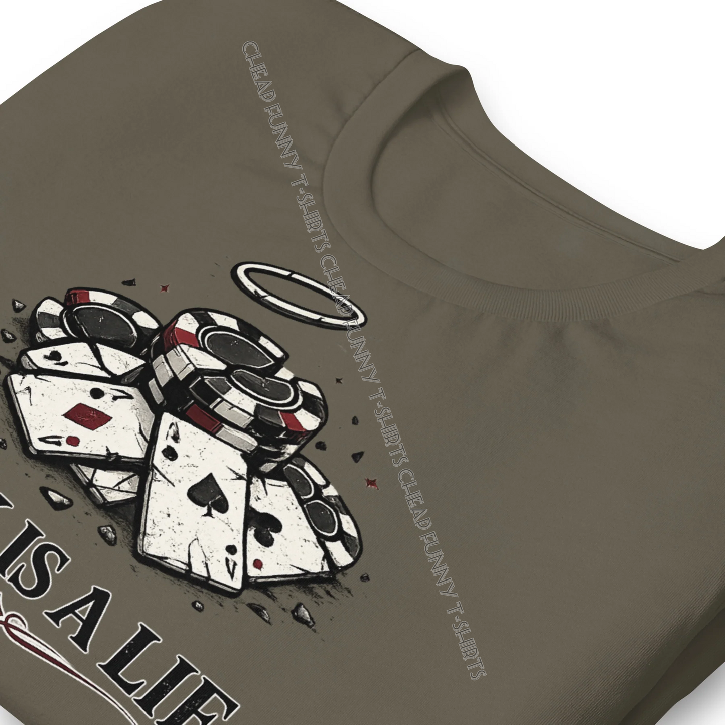 Watermarked - Luck is a Lie Unisex t-shirt