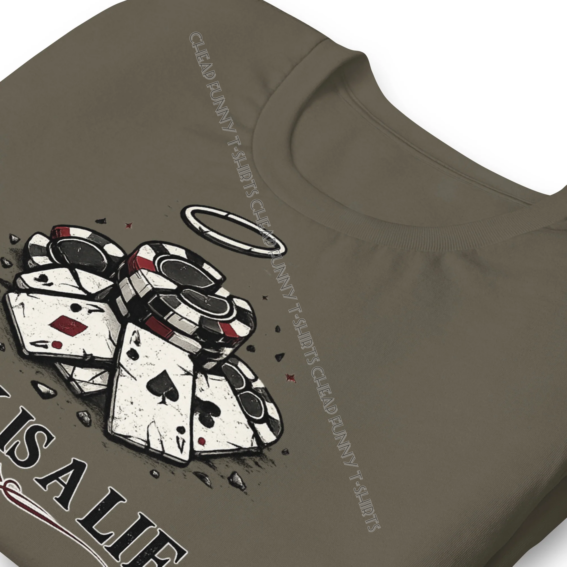 Watermarked - Luck is a Lie Unisex t-shirt