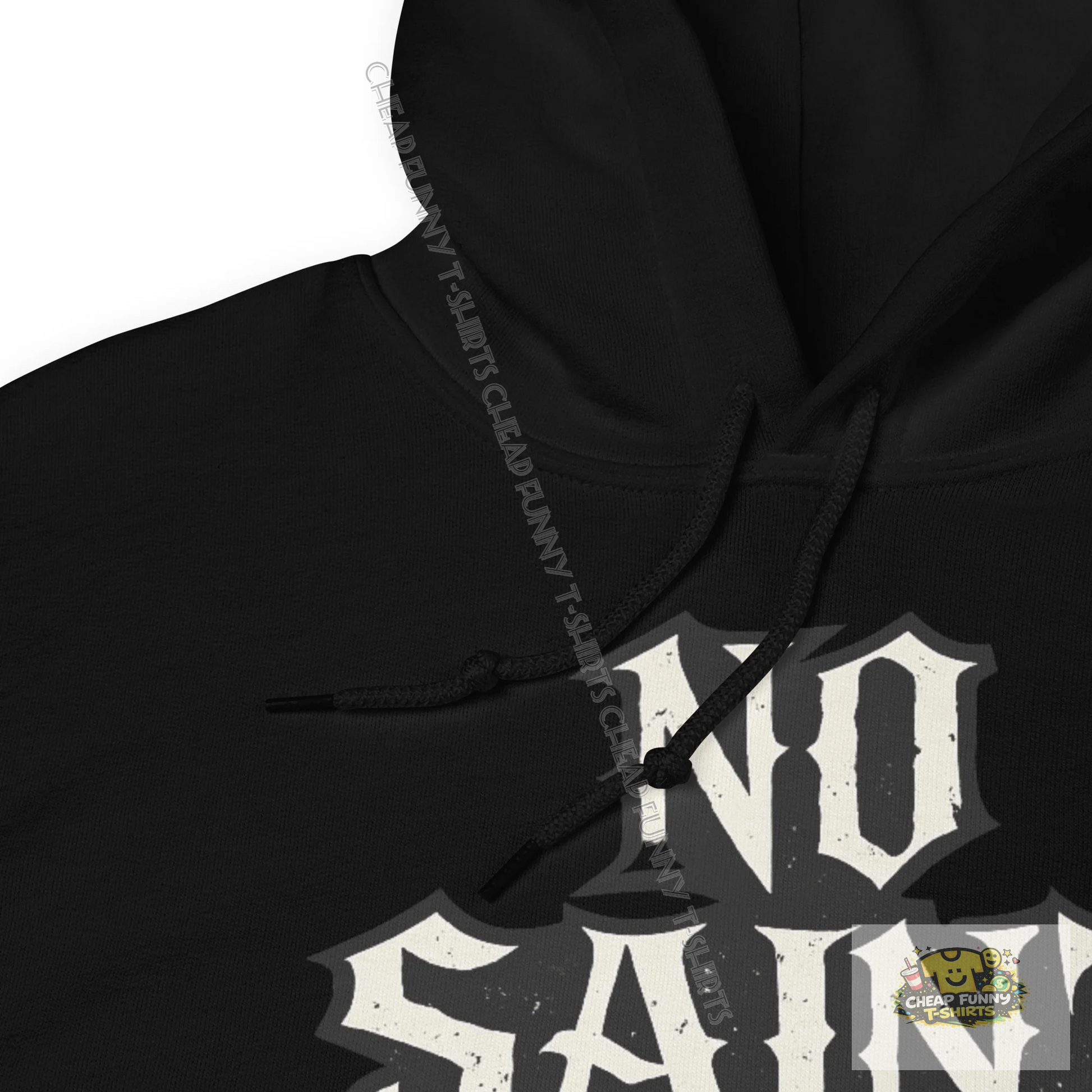 Watermarked - No Saint Unisex Hoodie