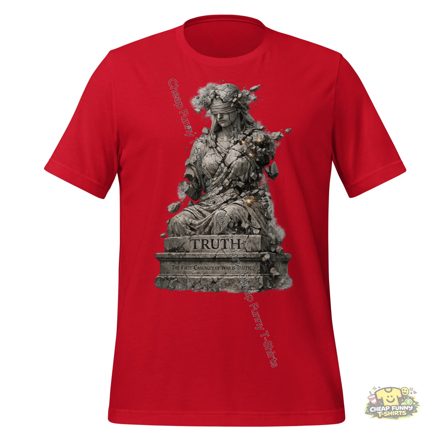 Watermarked - The First Casuality of War is Truth Unisex t-shirt