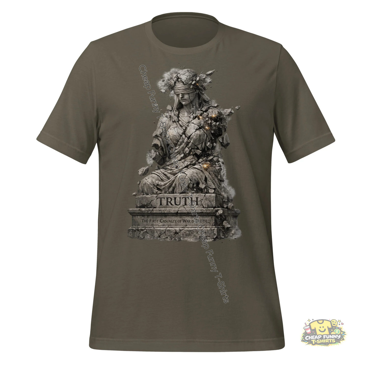 Watermarked - The First Casuality of War is Truth Unisex t-shirt