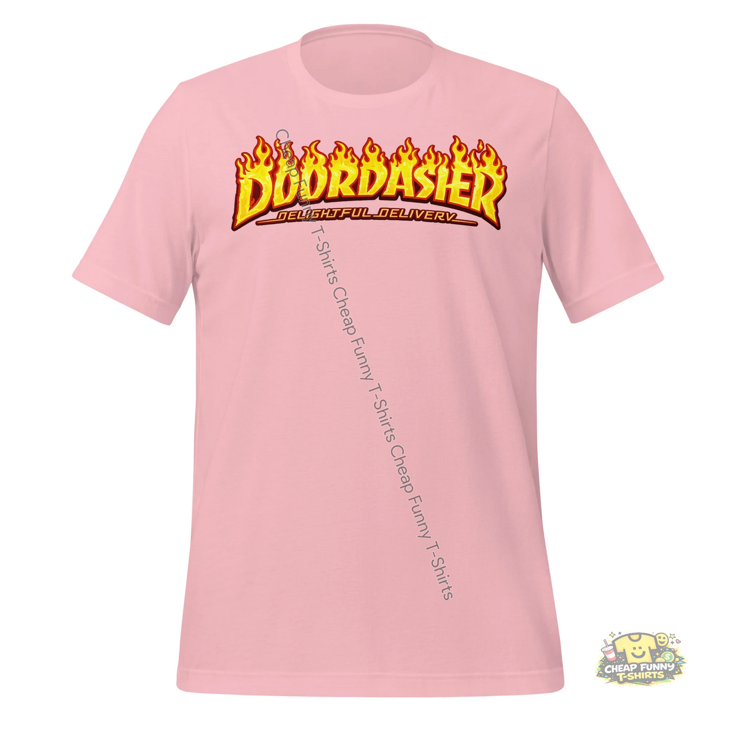 Watermarked - Fiery Doordasher Unisex t-shirt