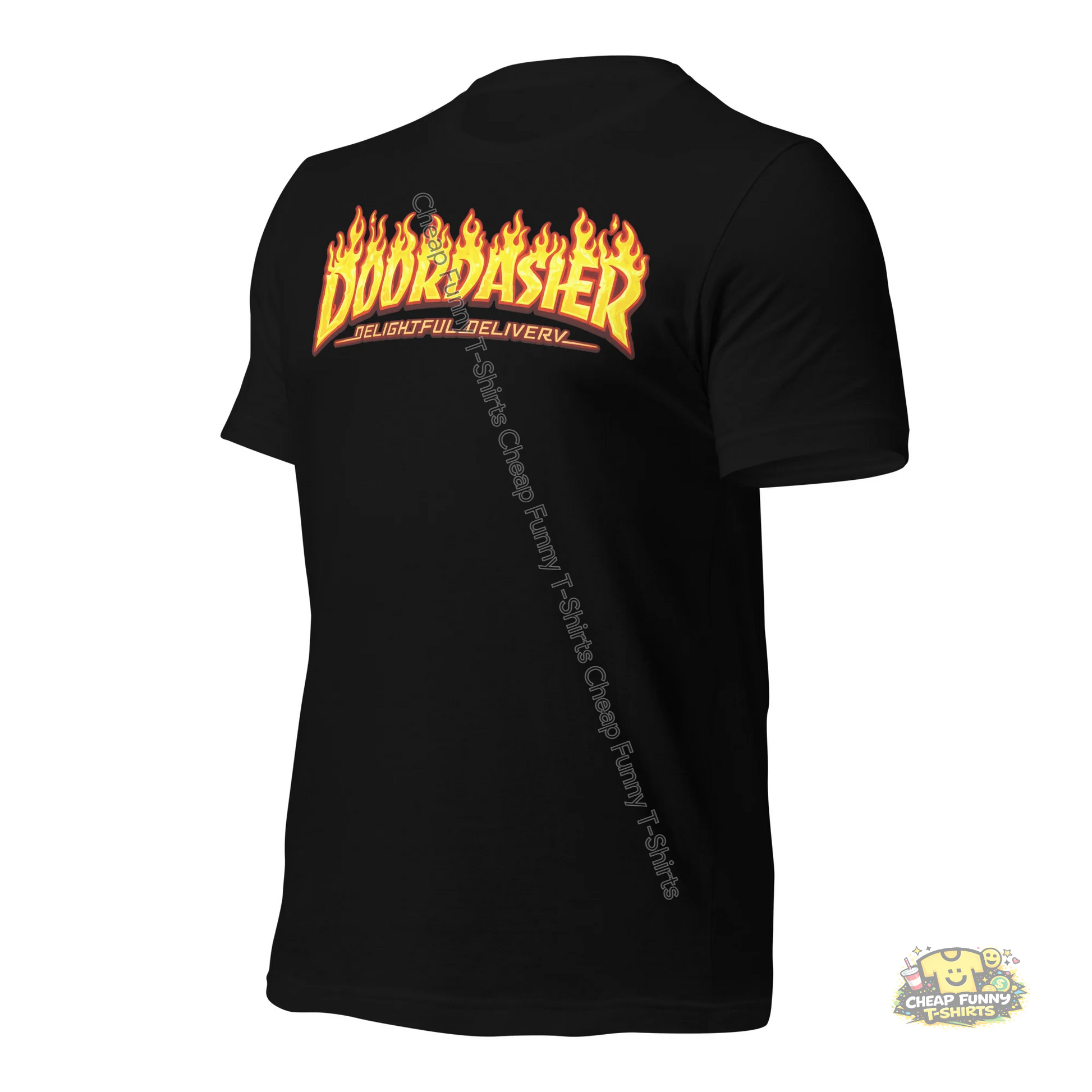 Watermarked - Fiery Doordasher Unisex t-shirt