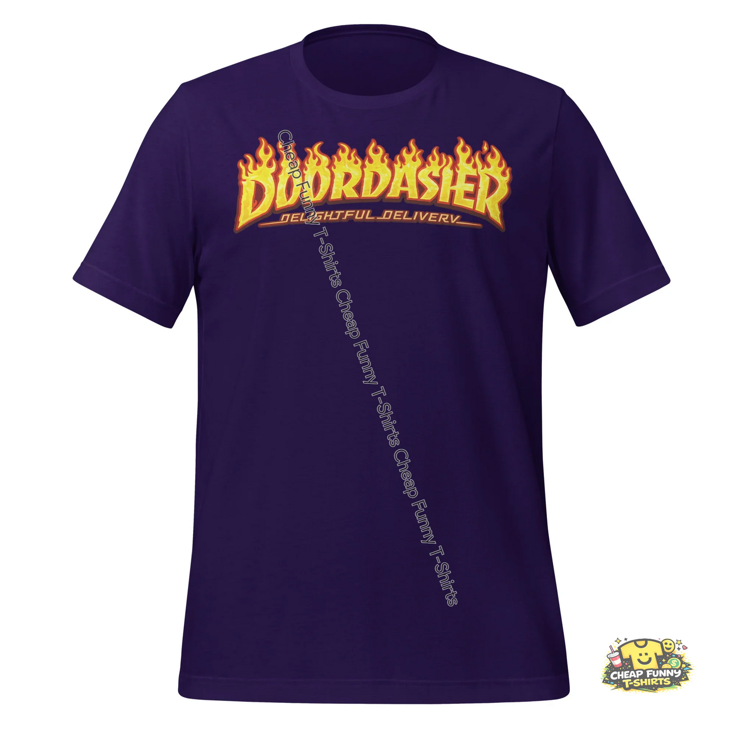 Watermarked - Fiery Doordasher Unisex t-shirt