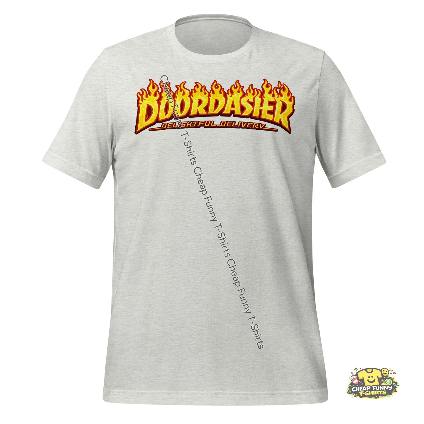 Watermarked - Fiery Doordasher Unisex t-shirt