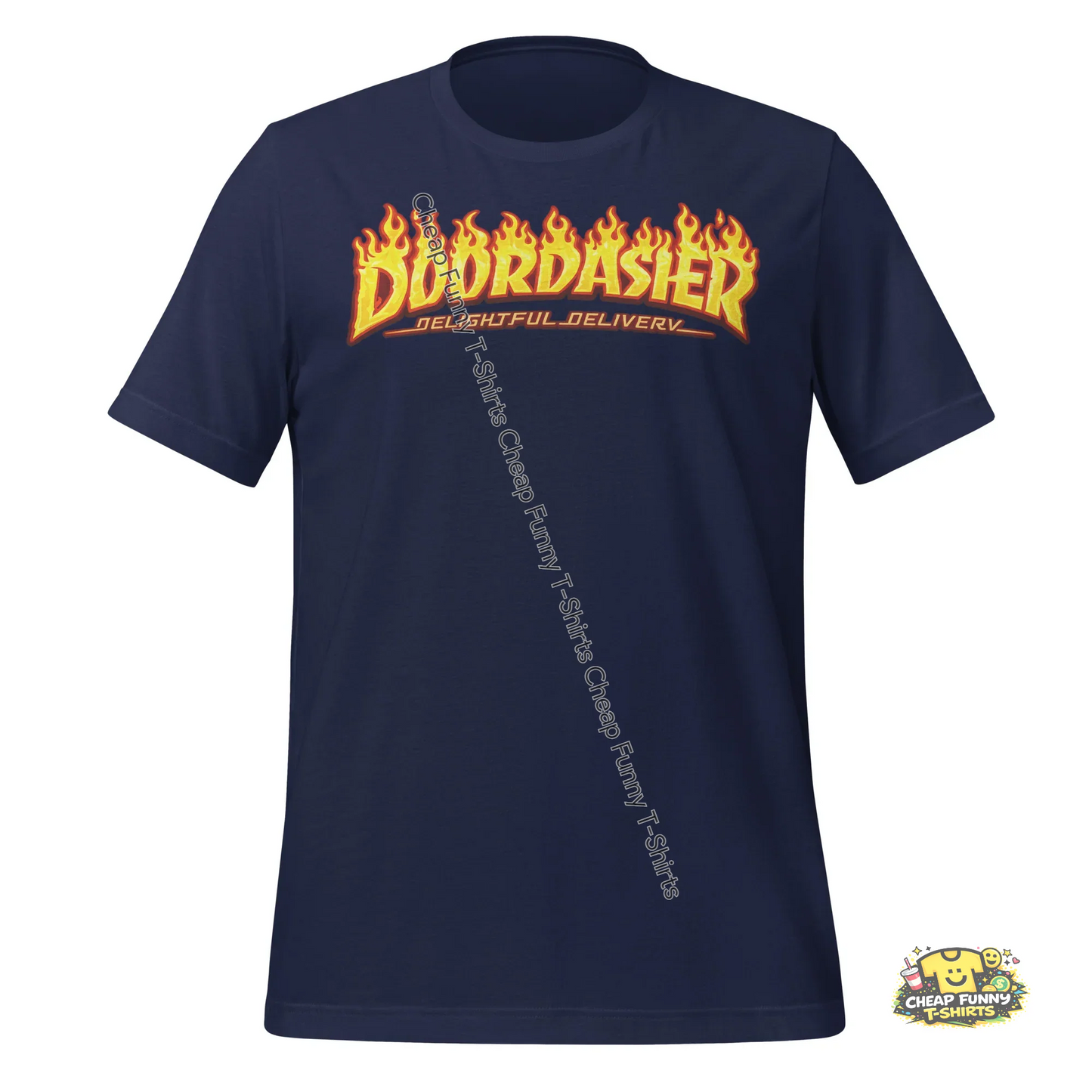 Watermarked - Fiery Doordasher Unisex t-shirt