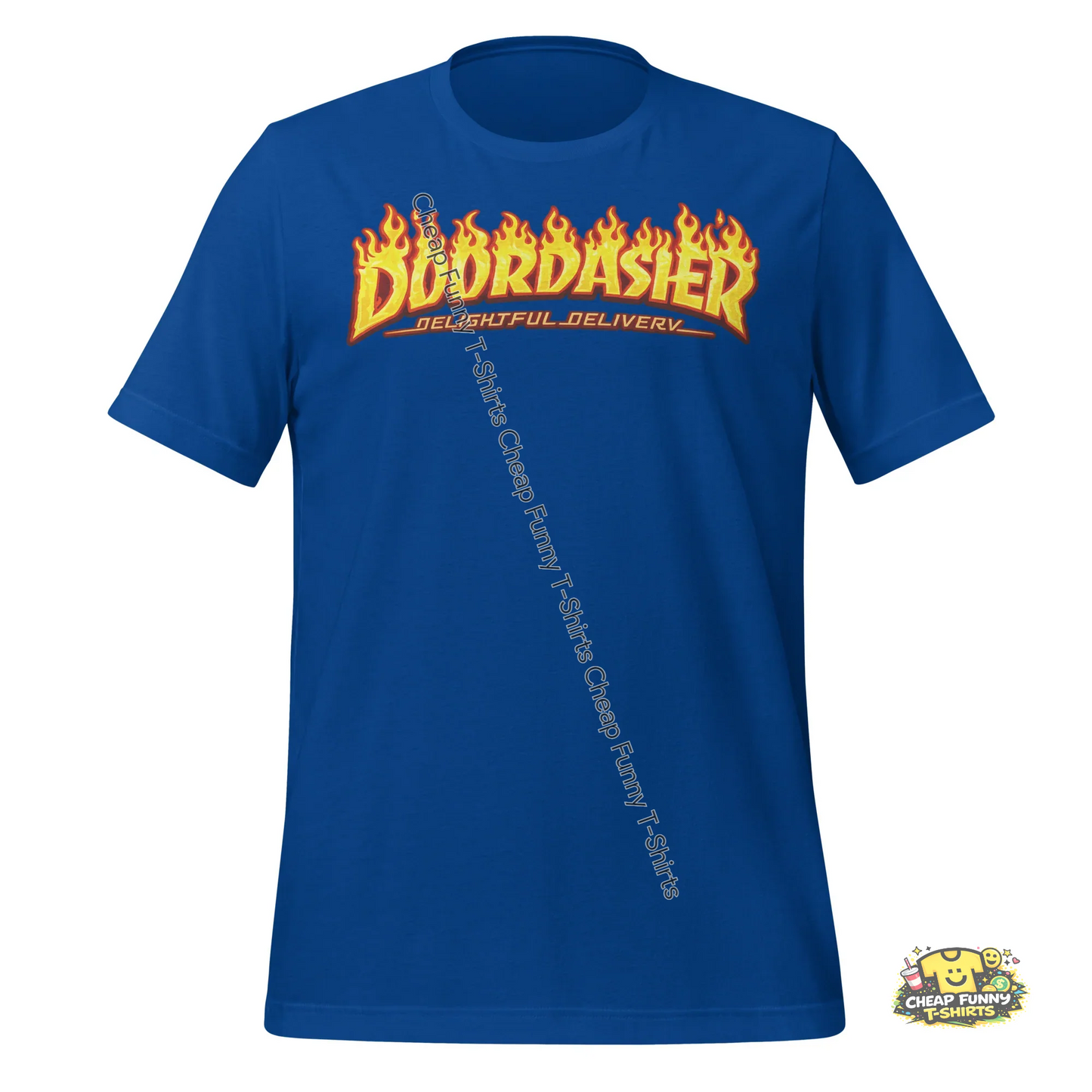 Watermarked - Fiery Doordasher Unisex t-shirt