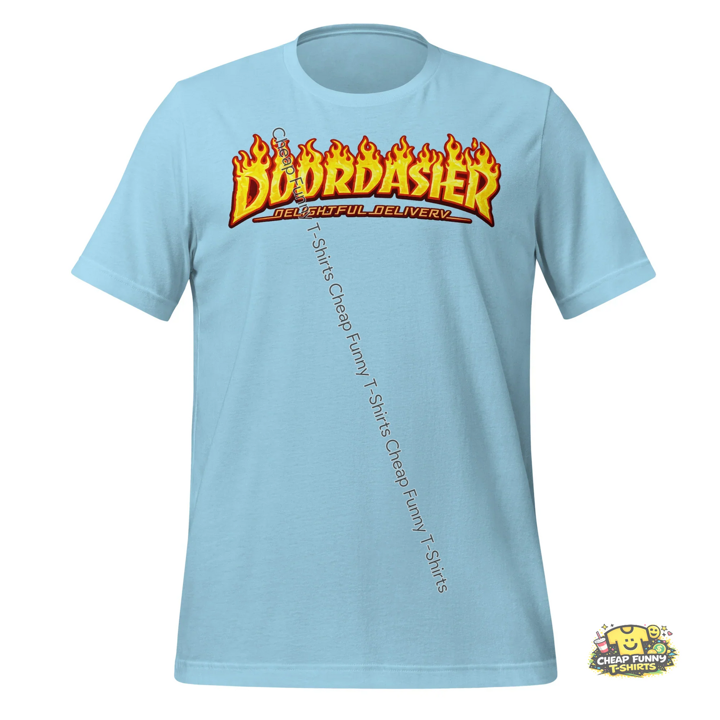 Watermarked - Fiery Doordasher Unisex t-shirt