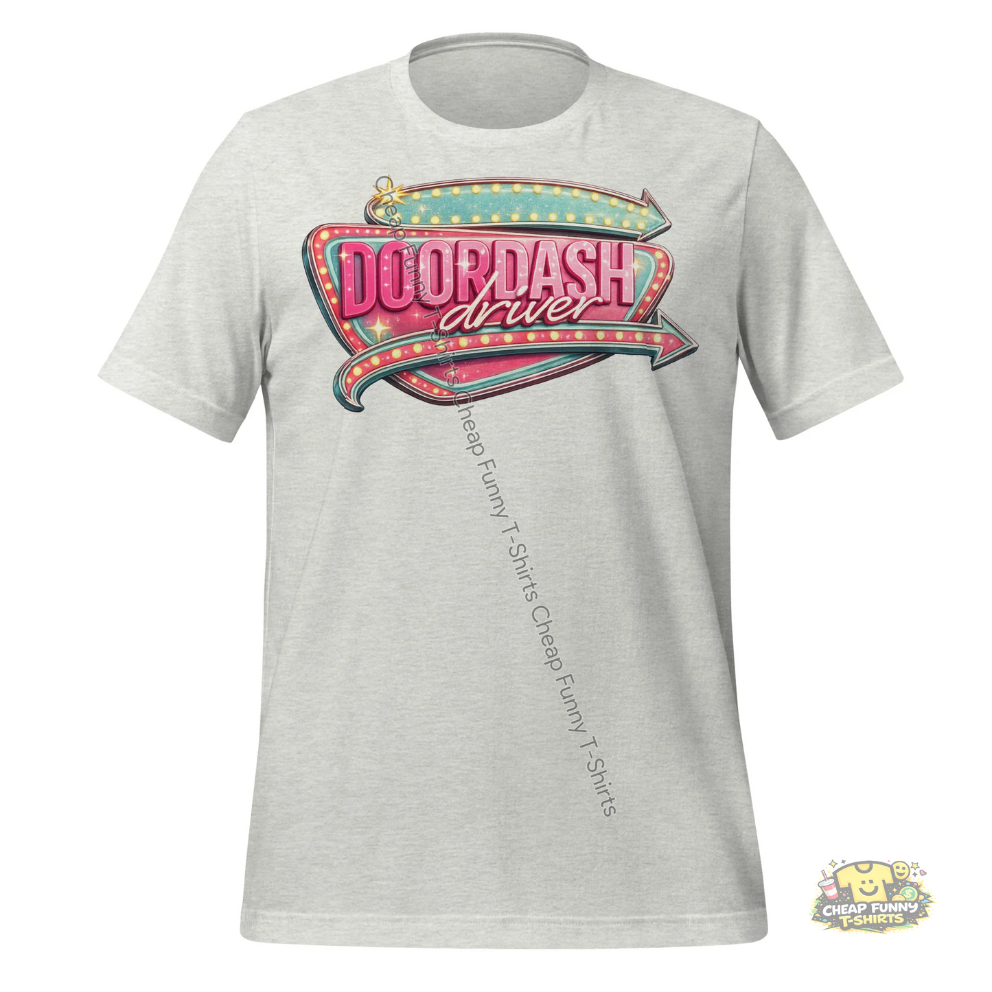 Watermarked - Retro Doordash Diner Style Unisex t-shirt