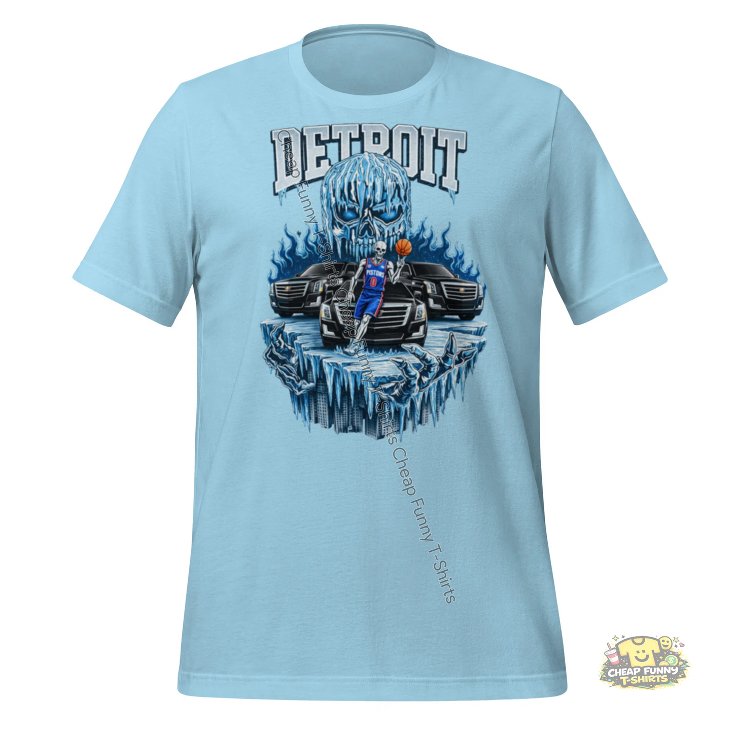 Watermarked - Detroit Motorcade Unisex t-shirt