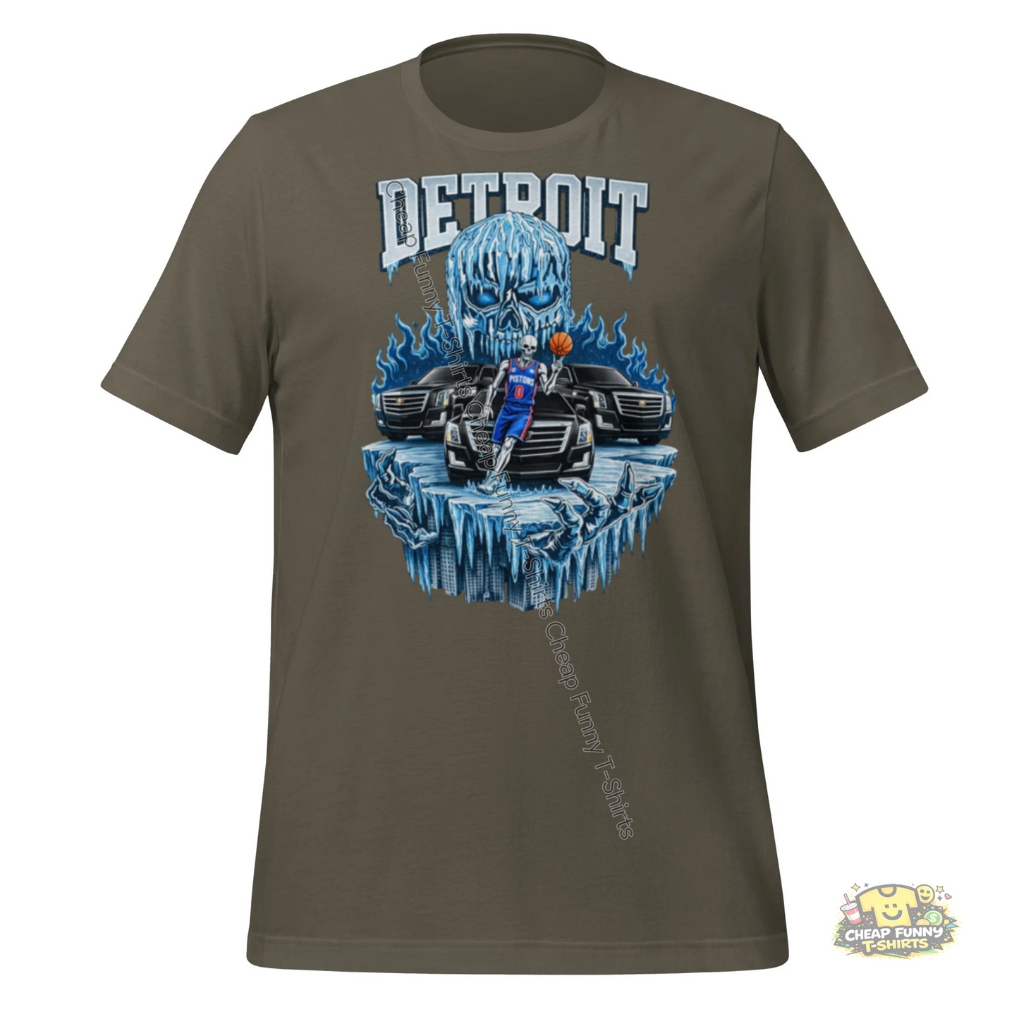 Watermarked - Detroit Motorcade Unisex t-shirt