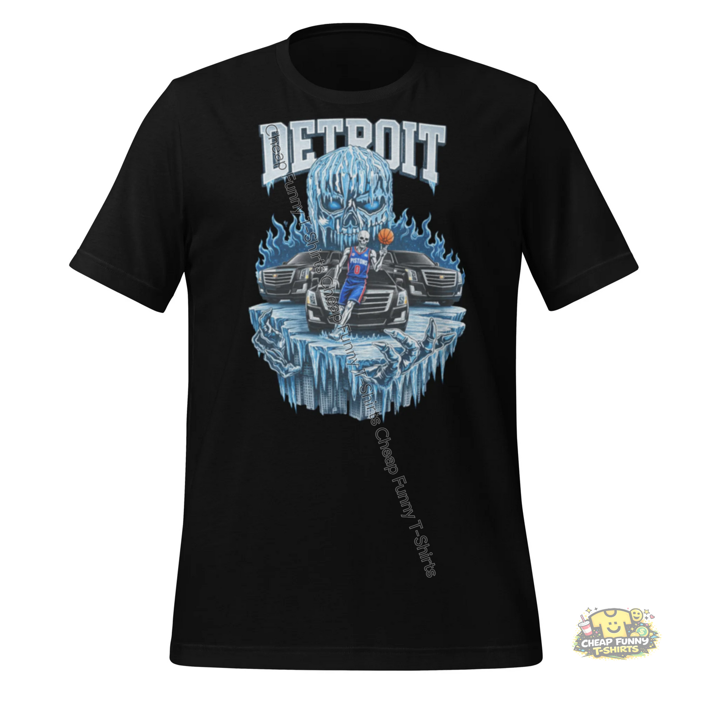 Watermarked - Detroit Motorcade Unisex t-shirt