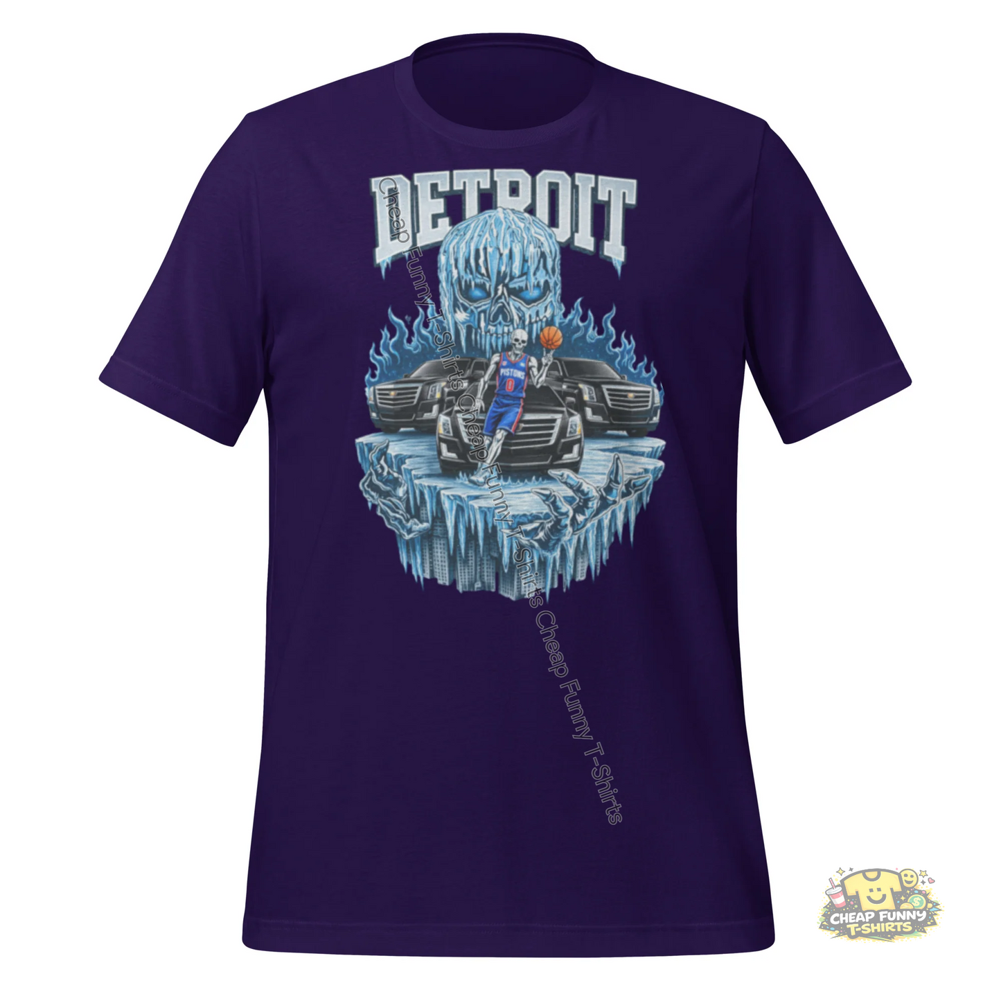 Watermarked - Detroit Motorcade Unisex t-shirt