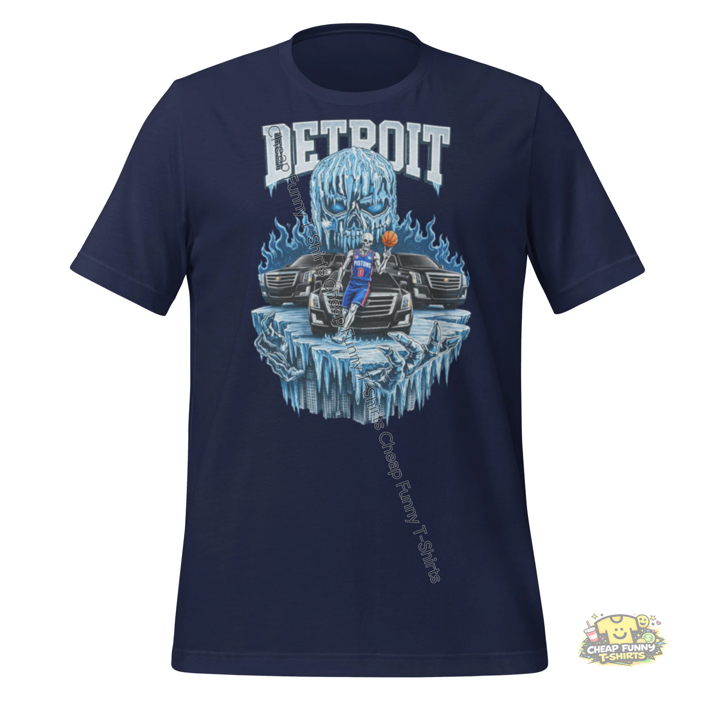 Watermarked - Detroit Motorcade Unisex t-shirt