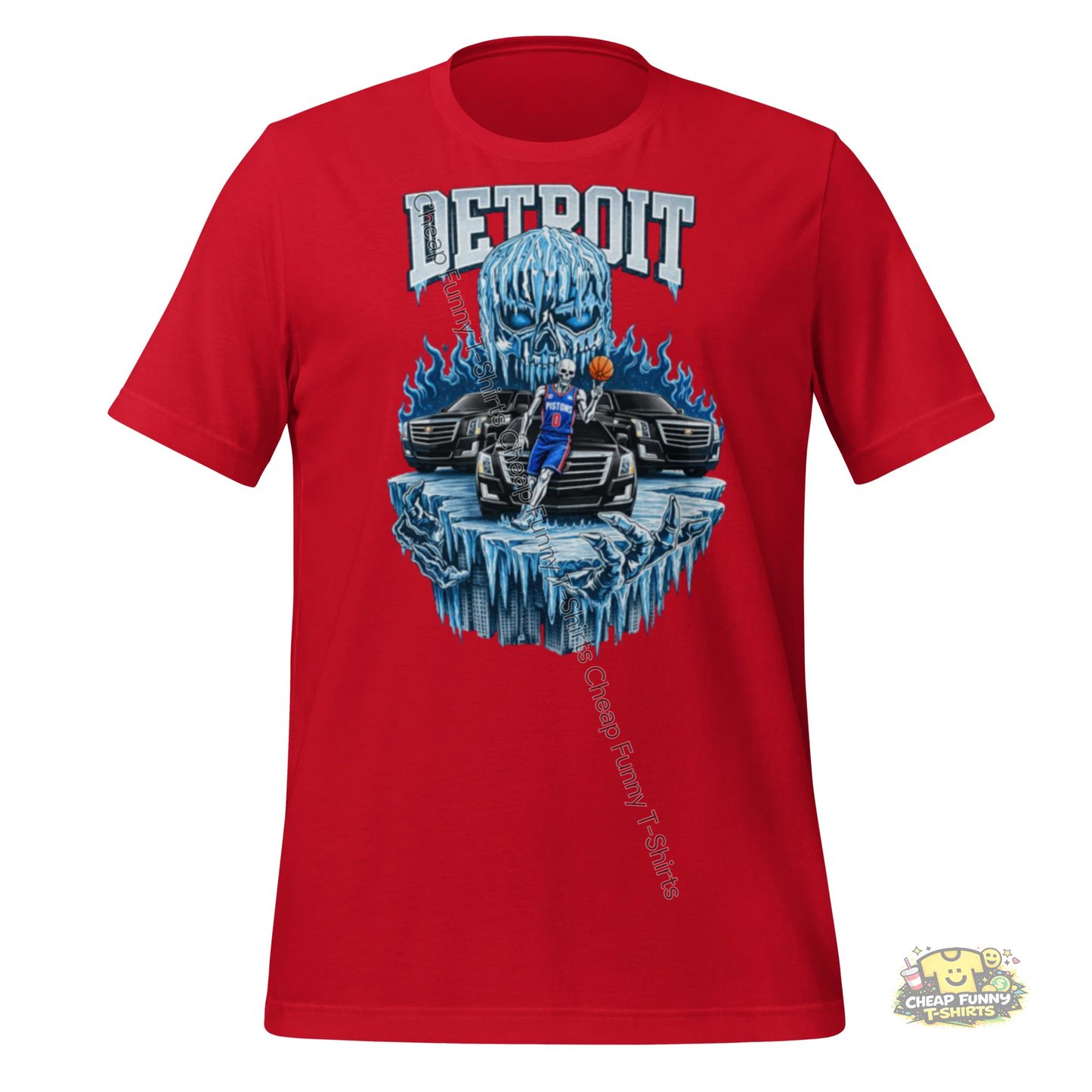 Watermarked - Detroit Motorcade Unisex t-shirt