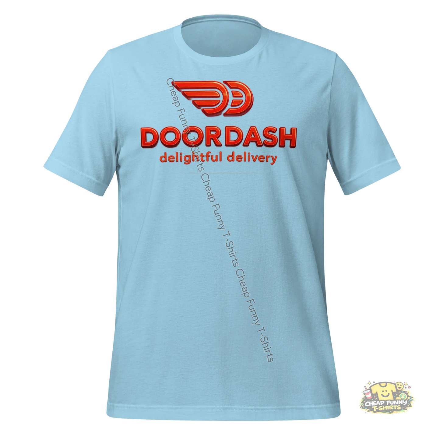 Watermarked - Doordash Delightful Delivery Unisex t-shirt