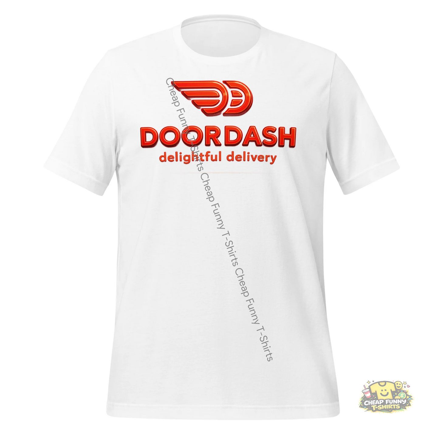 Watermarked - Doordash Delightful Delivery Unisex t-shirt