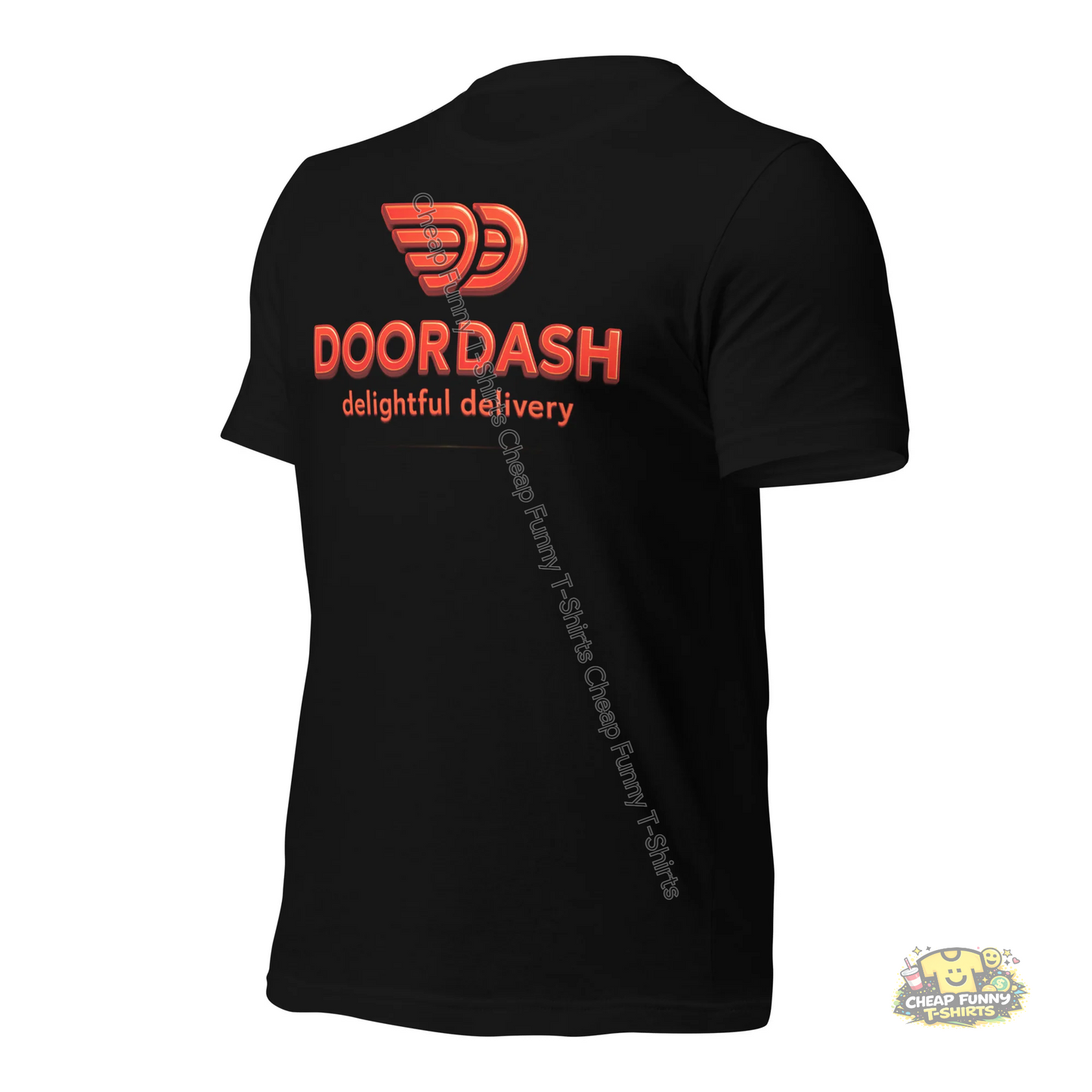 Watermarked - Doordash Delightful Delivery Unisex t-shirt