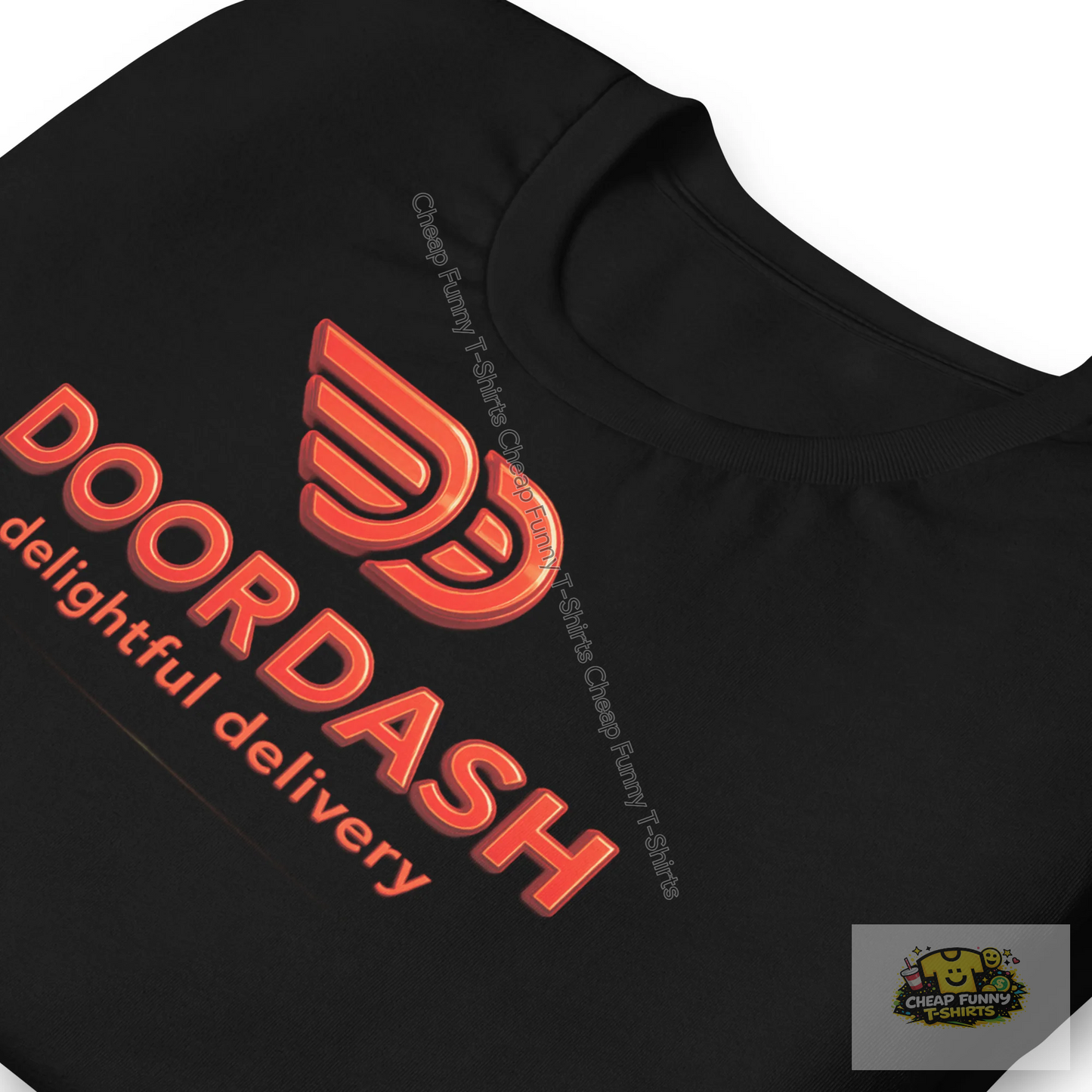 Watermarked - Doordash Delightful Delivery Unisex t-shirt