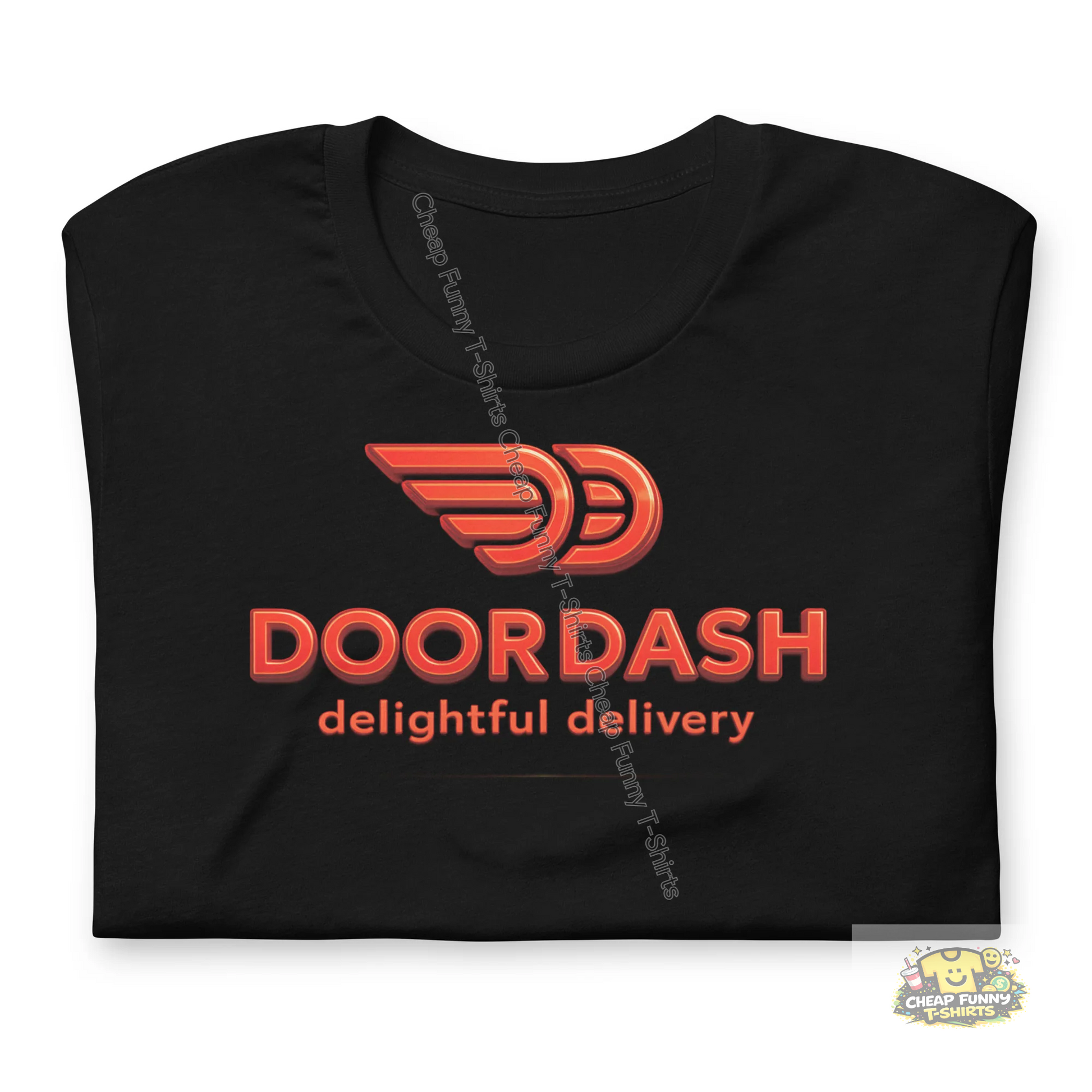 Watermarked - Doordash Delightful Delivery Unisex t-shirt