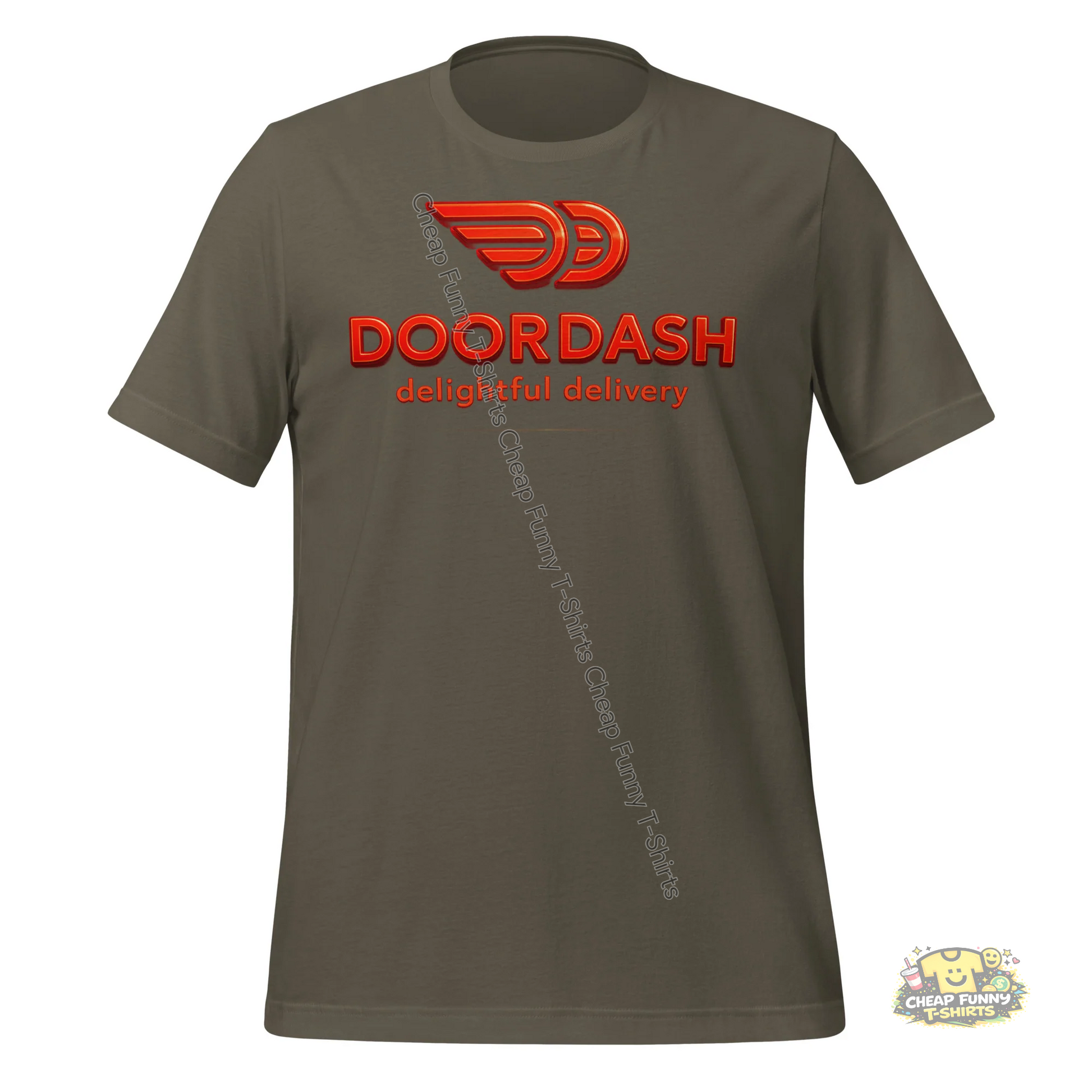 Watermarked - Doordash Delightful Delivery Unisex t-shirt