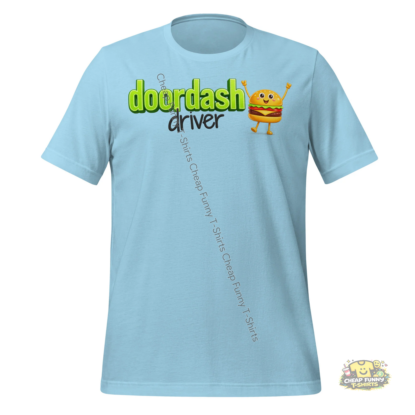 Watermarked - Burger Doordash Driver Unisex t-shirt