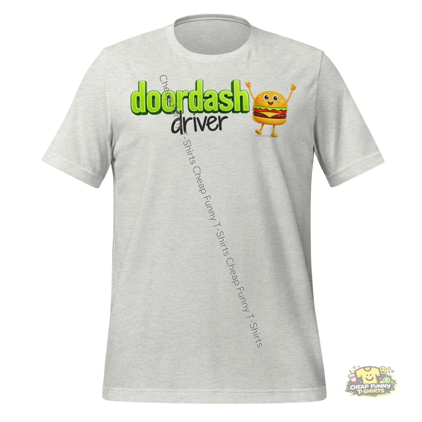 Watermarked - Burger Doordash Driver Unisex t-shirt