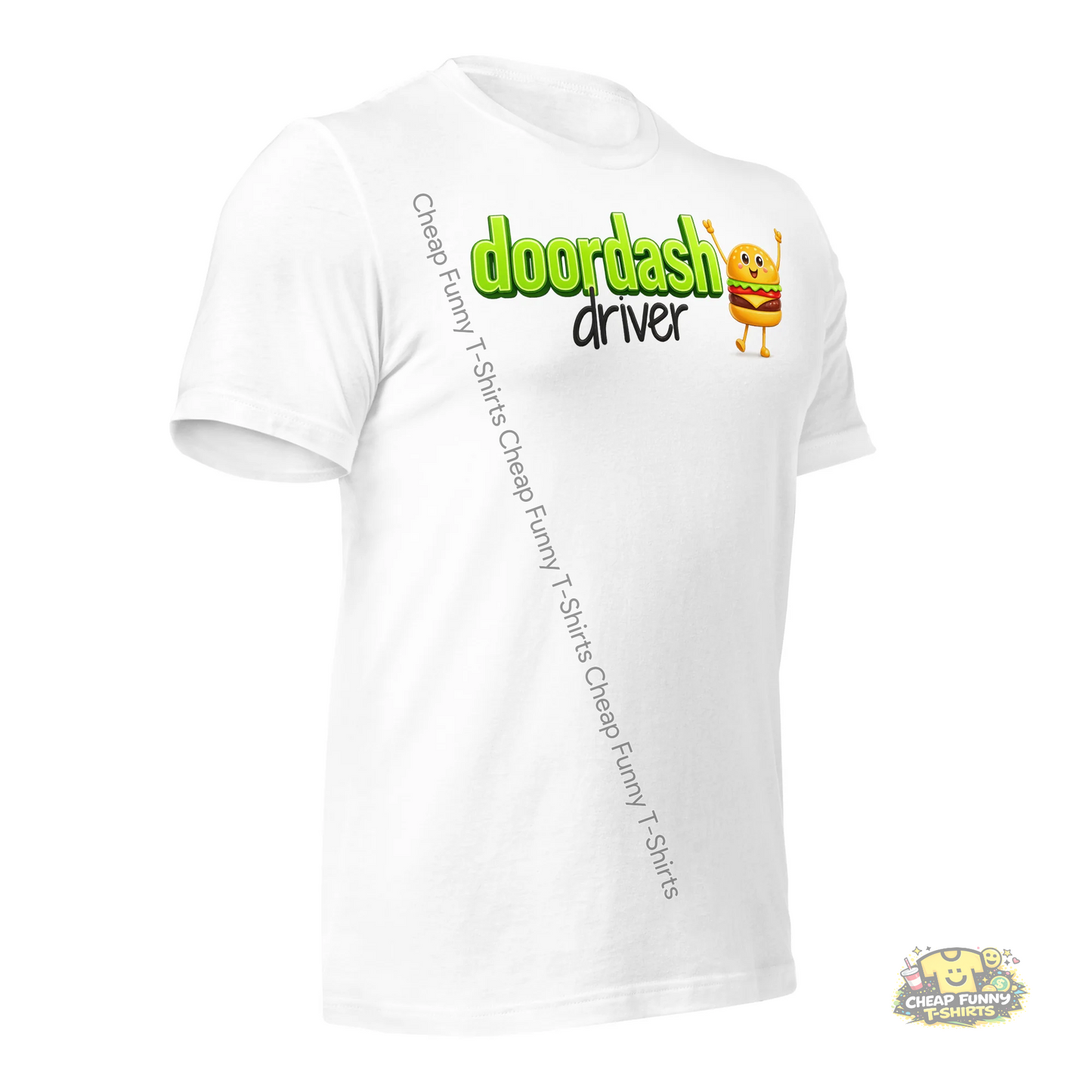 Watermarked - Burger Doordash Driver Unisex t-shirt