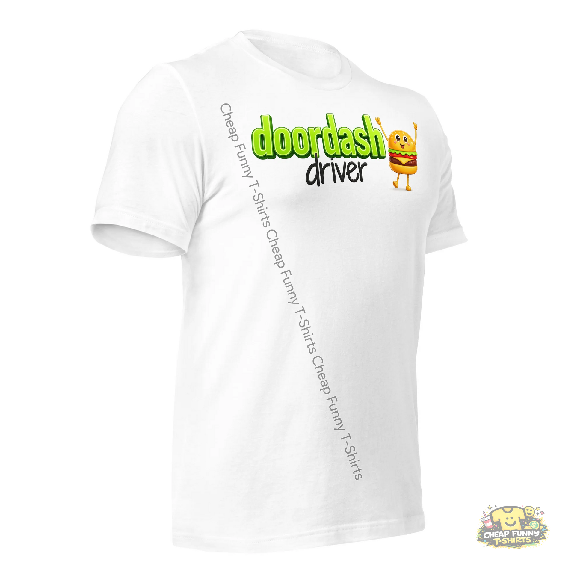 Watermarked - Burger Doordash Driver Unisex t-shirt