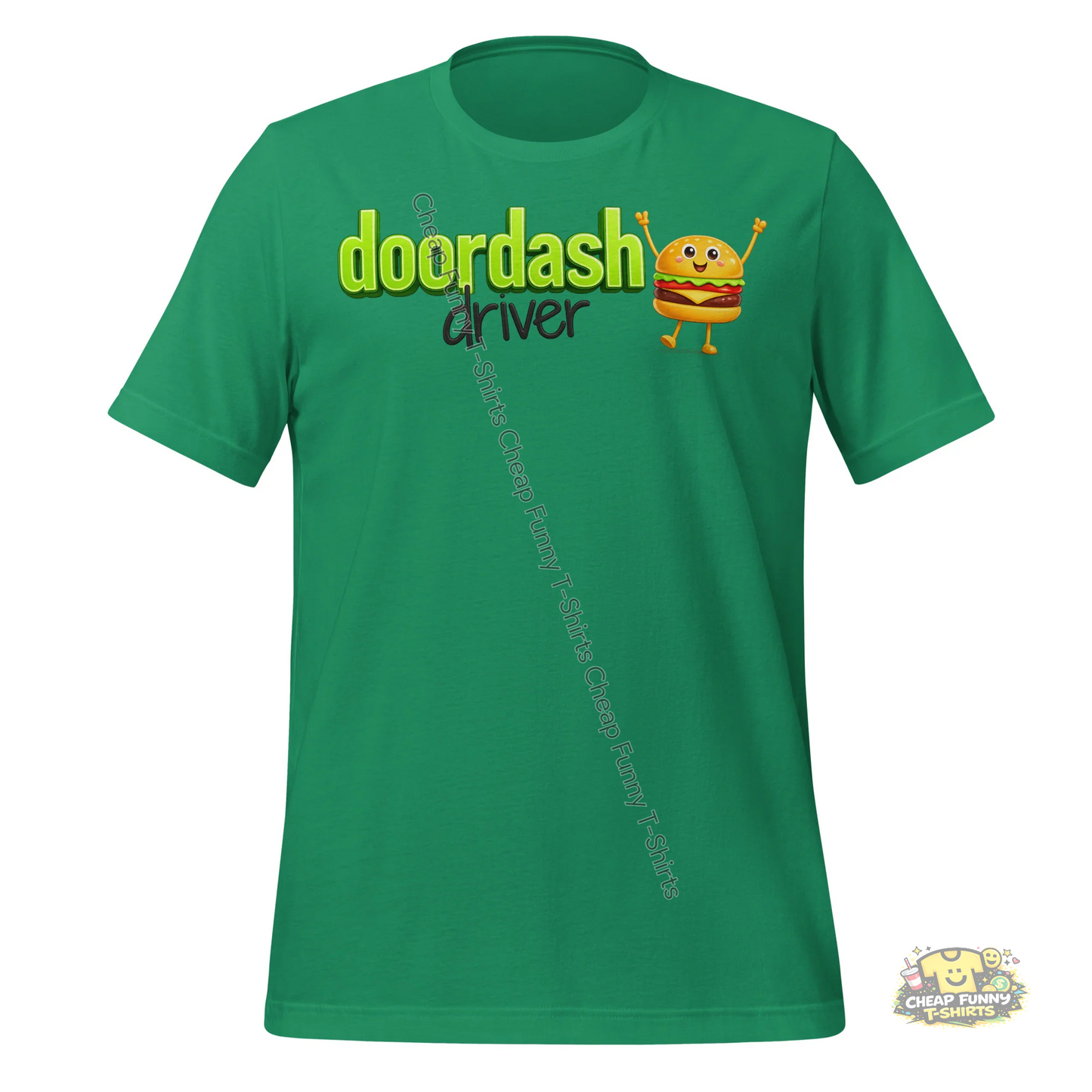 Watermarked - Burger Doordash Driver Unisex t-shirt