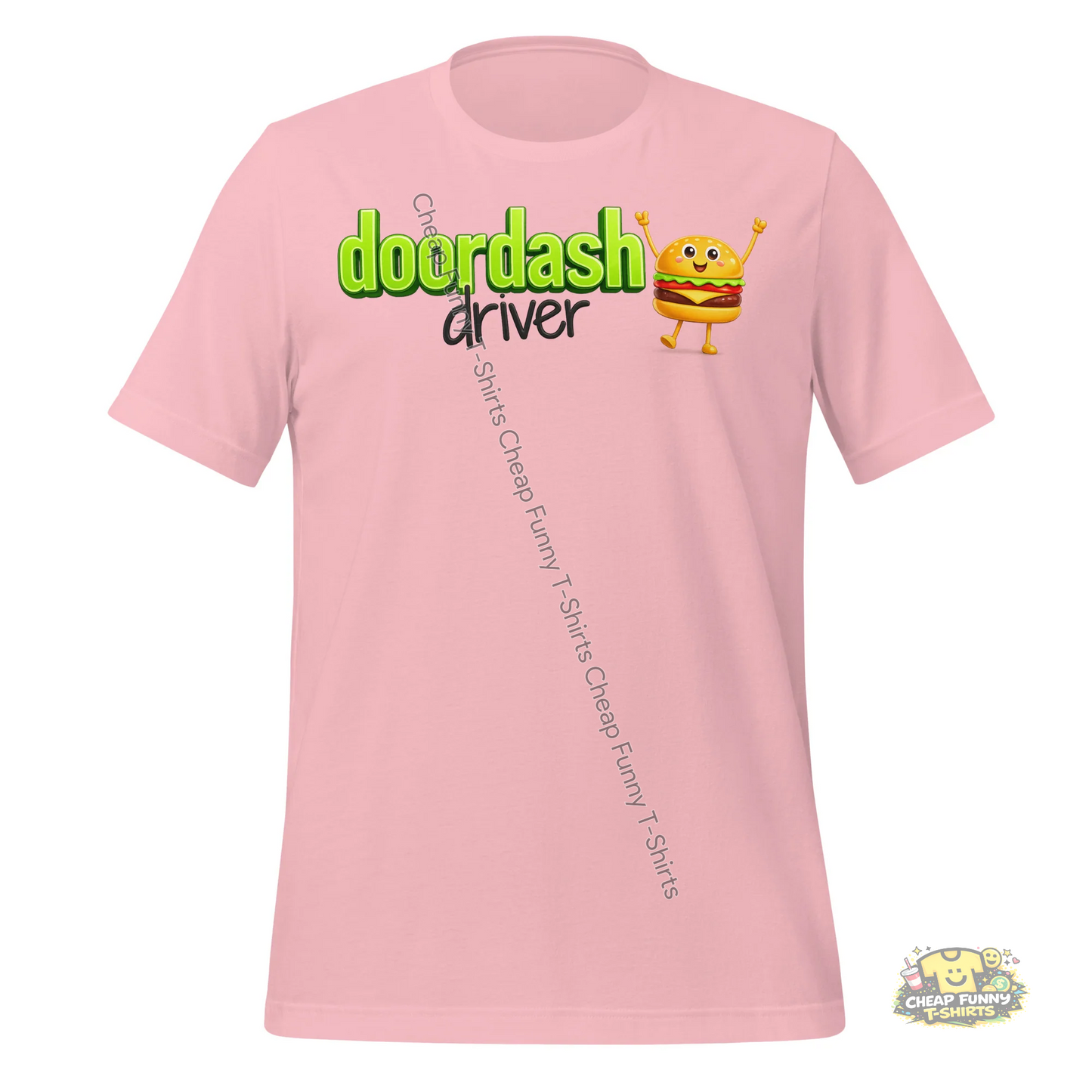 Watermarked - Burger Doordash Driver Unisex t-shirt